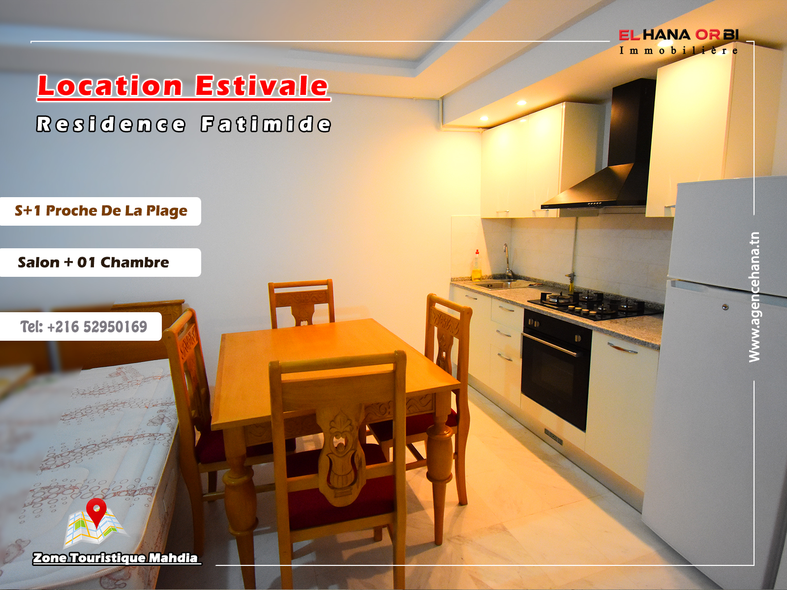 Mahdia Mahdia Location vacances Appart. 1 pice Pour vacances appartement s1 rz fatimides