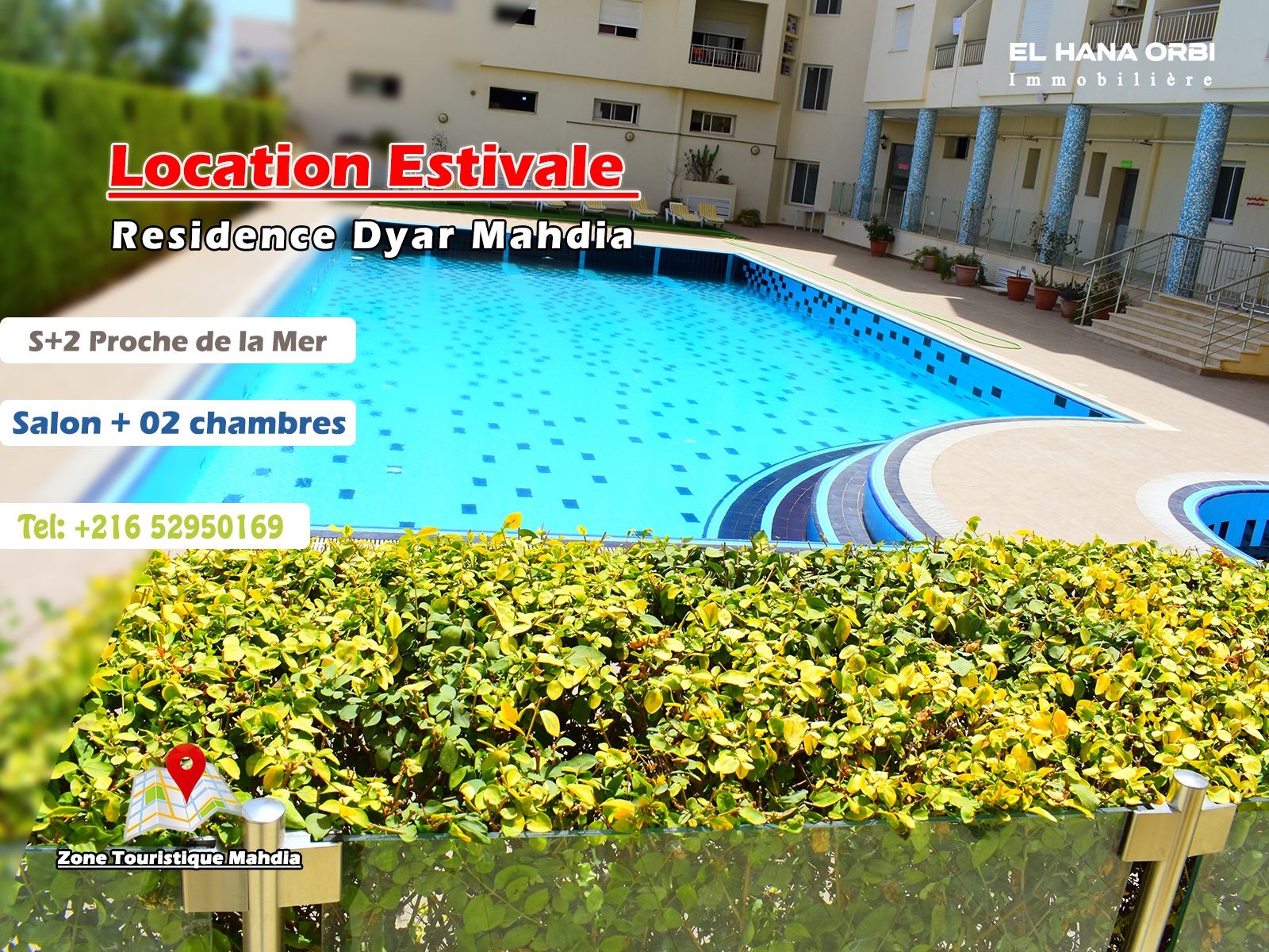 Mahdia Mahdia Location vacances Appart. 2 pices Appartement  s2 haut standing rz dyar el mahdia
