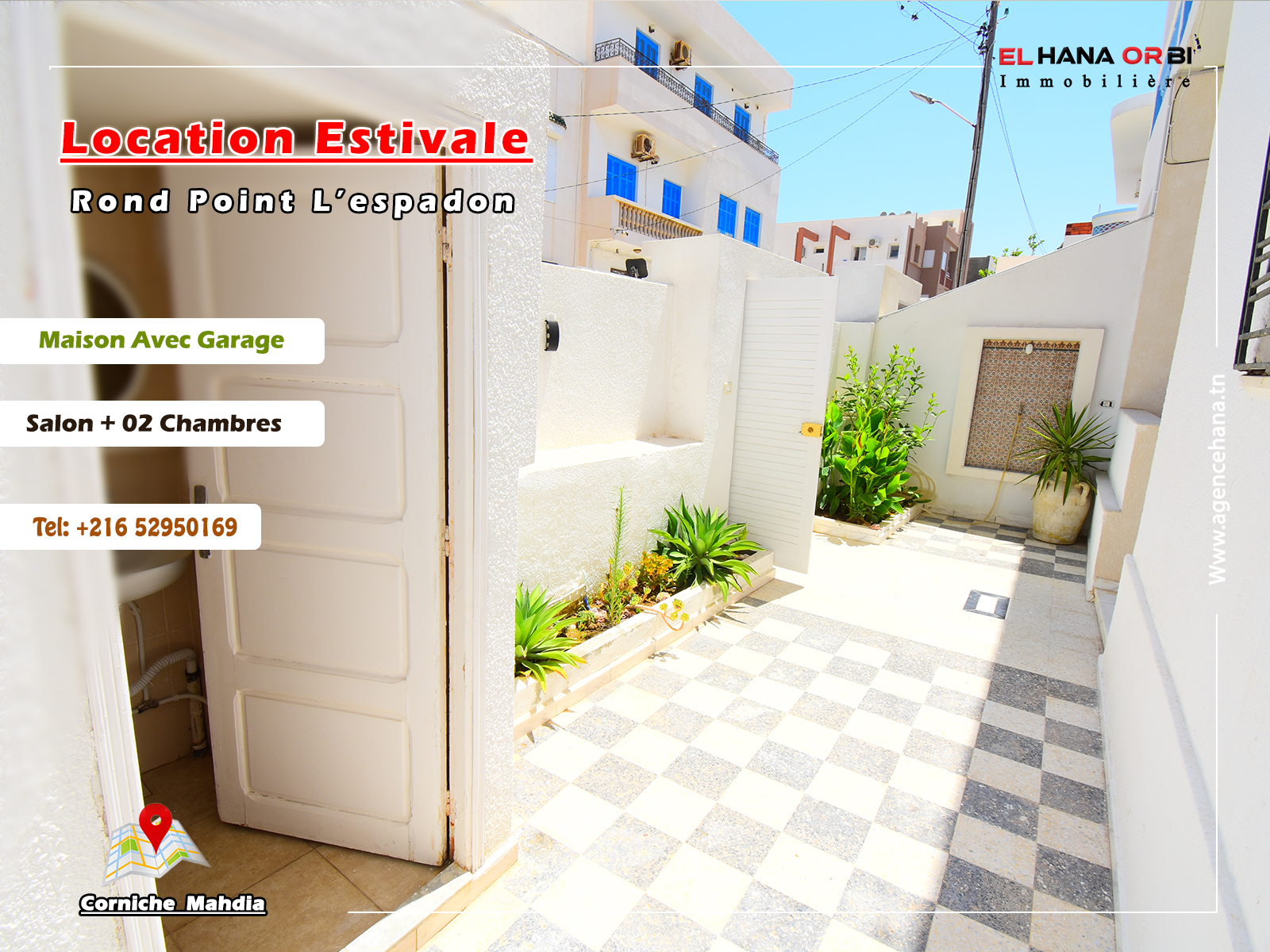 Mahdia Mahdia Location vacances Appart. 2 pices App s2 vue sur mer dans la  zone touristique