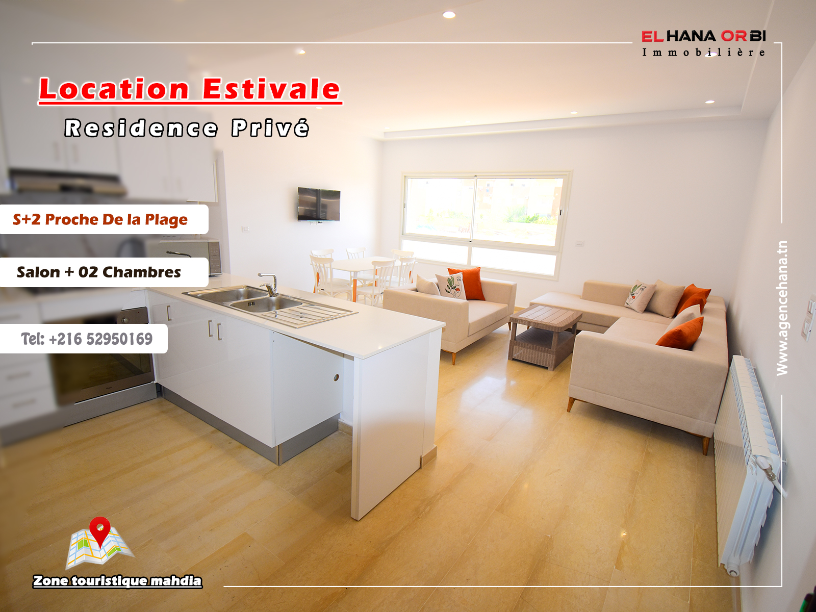 Mahdia Mahdia Location vacances Appart. 2 pices Pour  vacance appartement s2 neuf