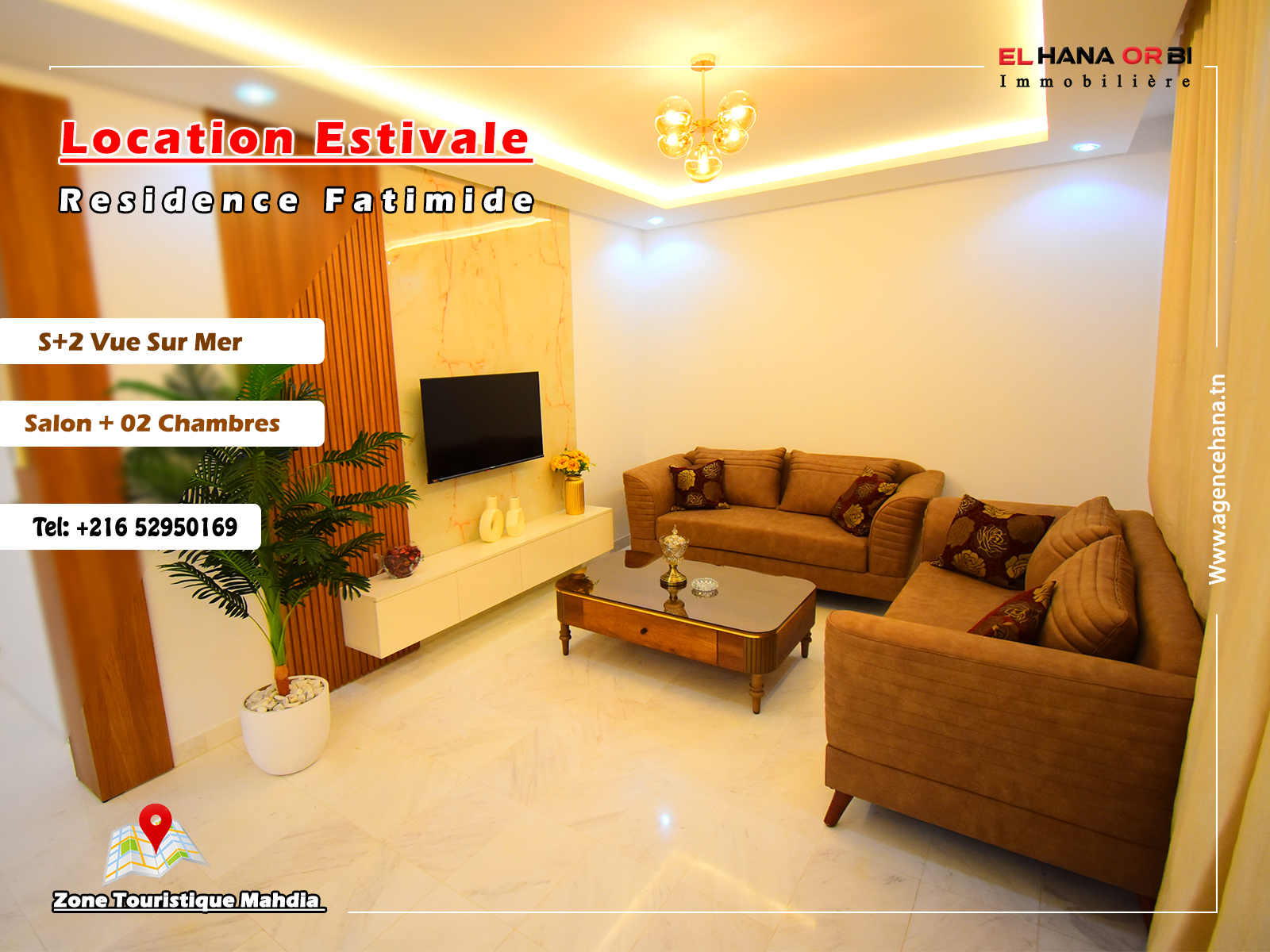 Mahdia Mahdia Location vacances Appart. 2 pices Pour vacance d t s2 vue sur mer