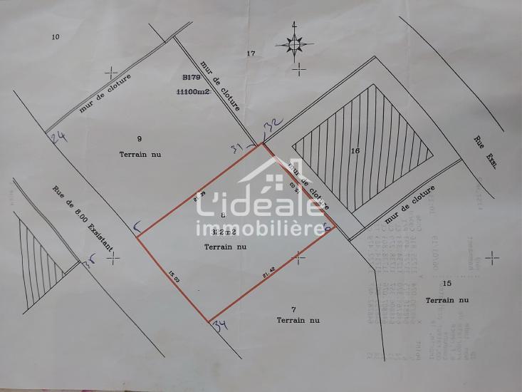 Hammamet Hammamet Terrain Terrain nu Construisez votre rve  hammamet nord