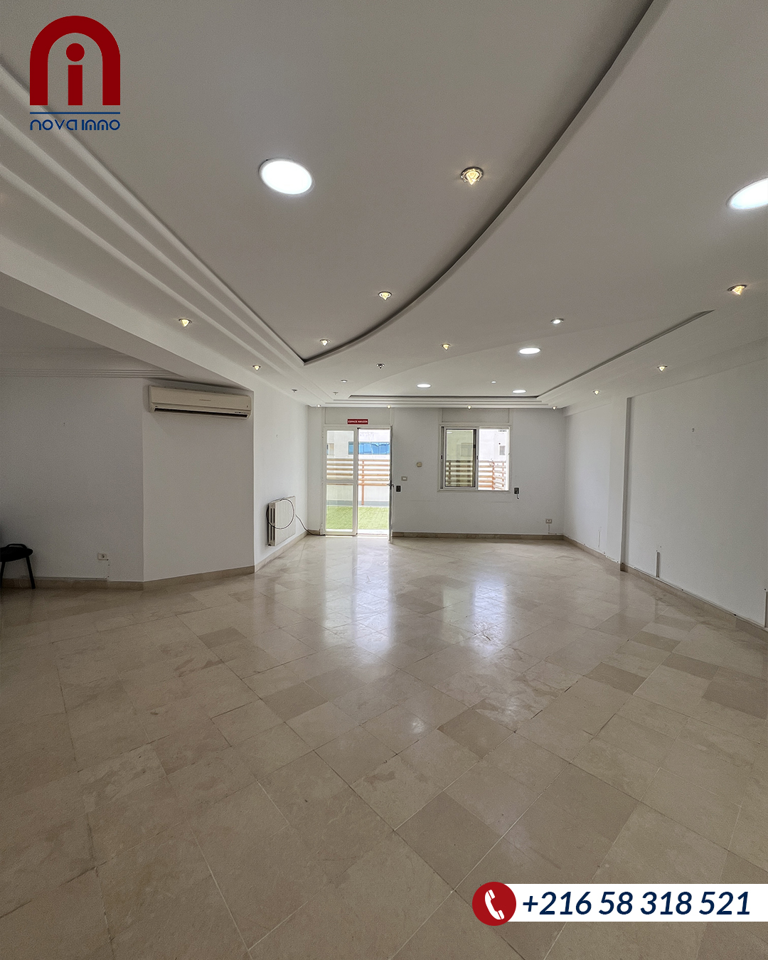 Sfax Ville Sfax Bureaux & Commerces Surfaces Appartement espace bureautique 250m