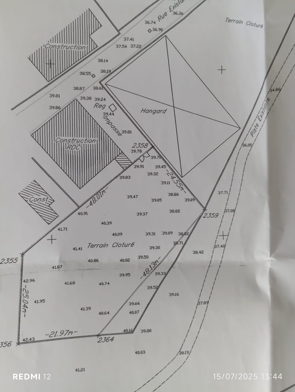 Mnihla Mnihla Terrain Terrain nu Projet salle de fte