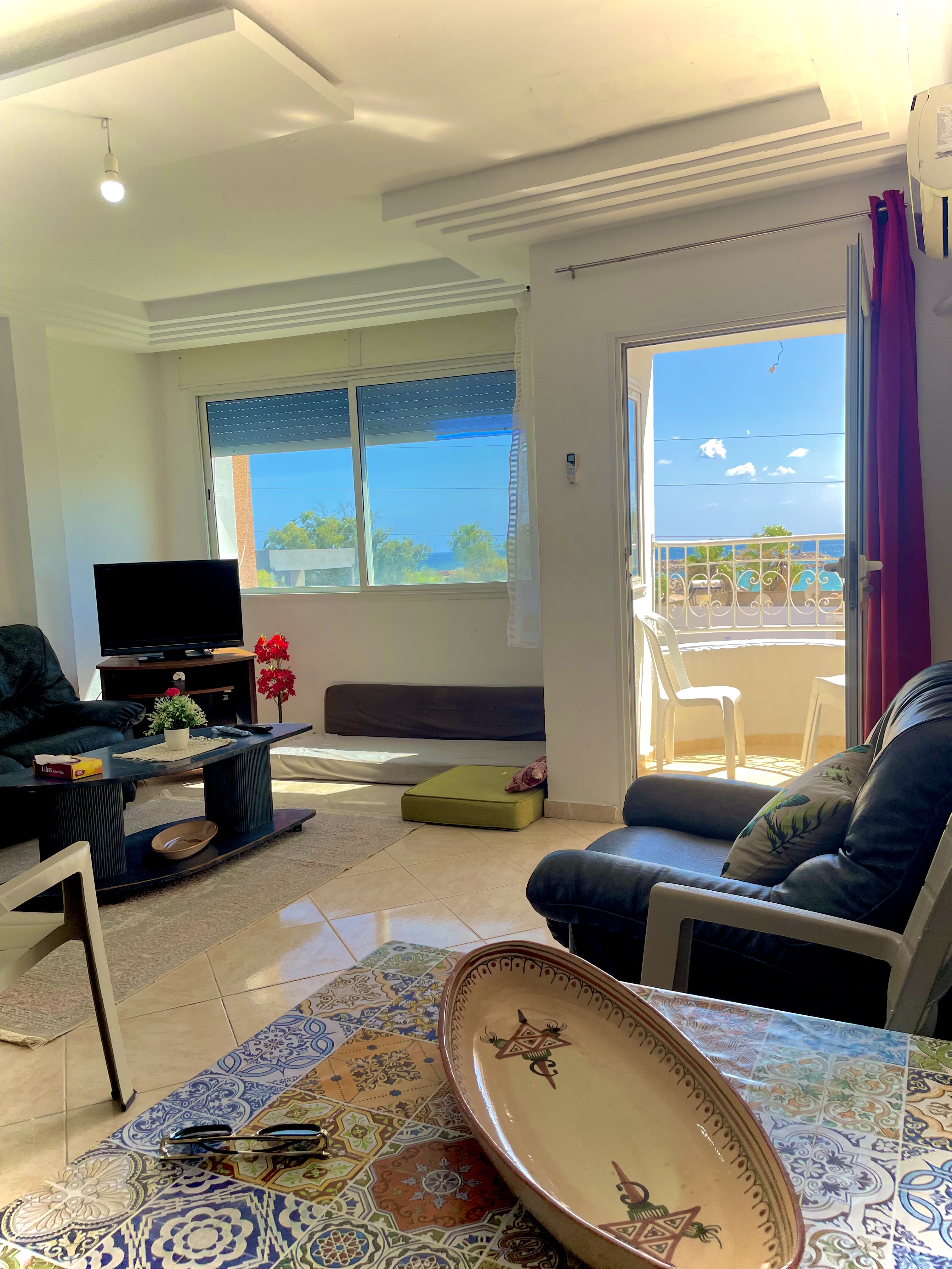 Kelibia Kelibia Location Appart. 2 pices Klibia appartement s2 vue mer climatisation