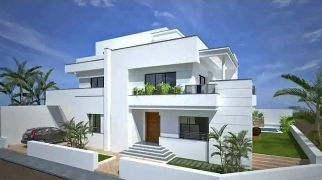 Sousse Jaouhara Khezama Ouest Vente Maisons Villa haut standing avec piscine  khezama ouest