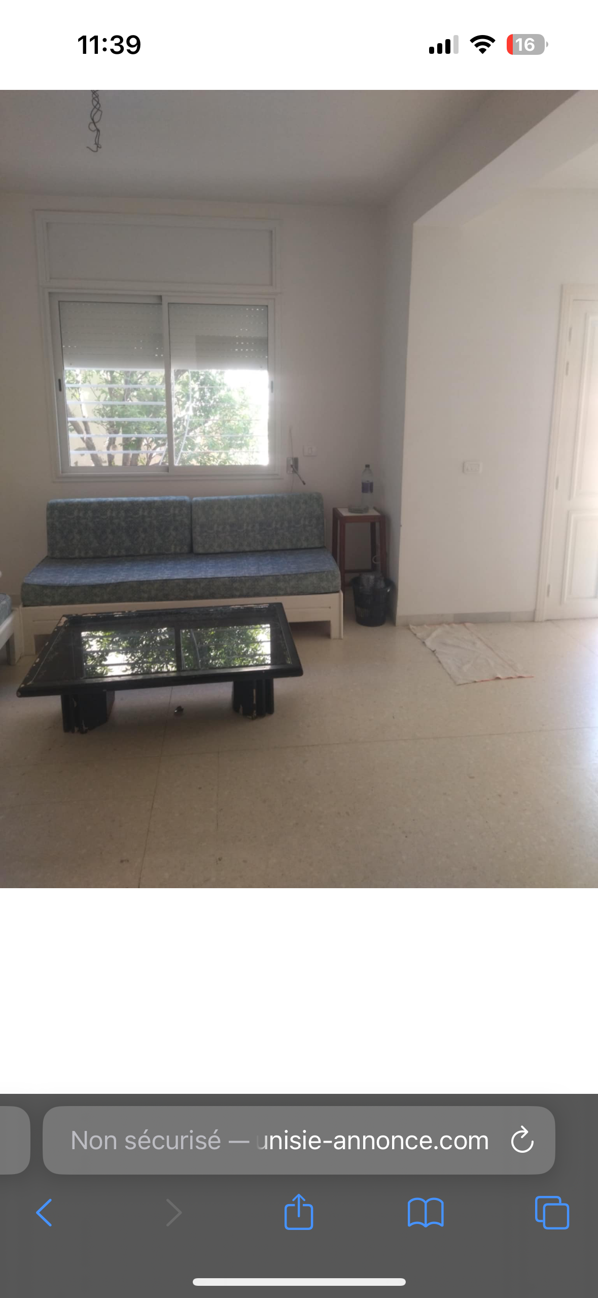 Mnihla Jardins d'el Menzah Location Appart. 3 pices Un agrable s2  jardins menzah 2