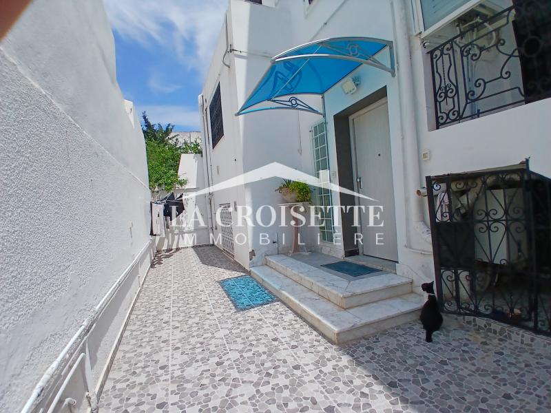 La Marsa Sidi Daoud Location Appart. 4 pices Rez de chausse s3 meubl  la marsa zrcl0318