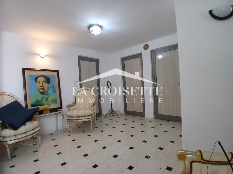 La Marsa Sidi Daoud Location Appart. 4 pices Rez de chausse s3 meubl  la marsa zrcl0318