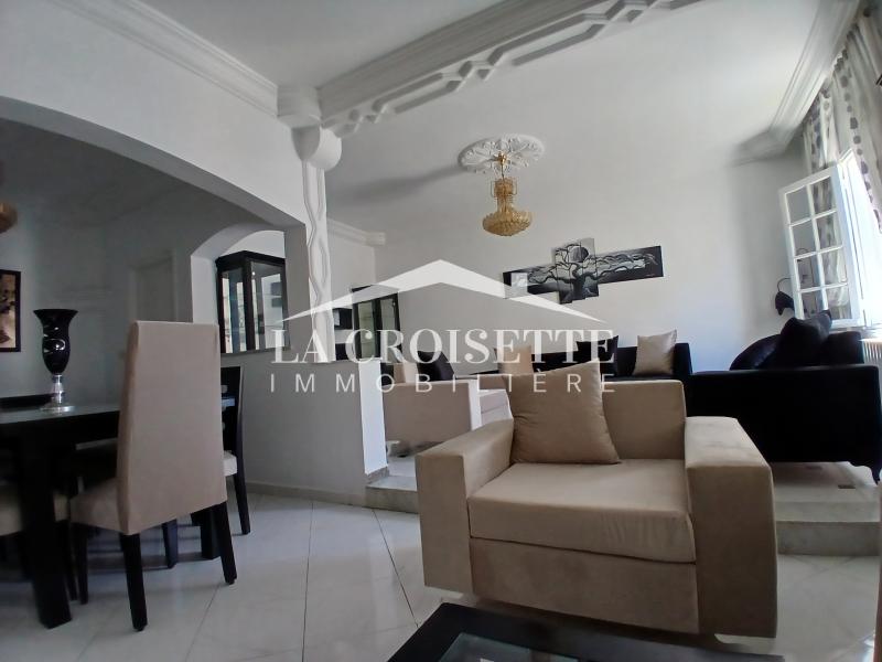 La Marsa Cite El Moustakbel (Sidi Daoud) Location Appart. 4 pices S3 meubl  la marsa zal1699