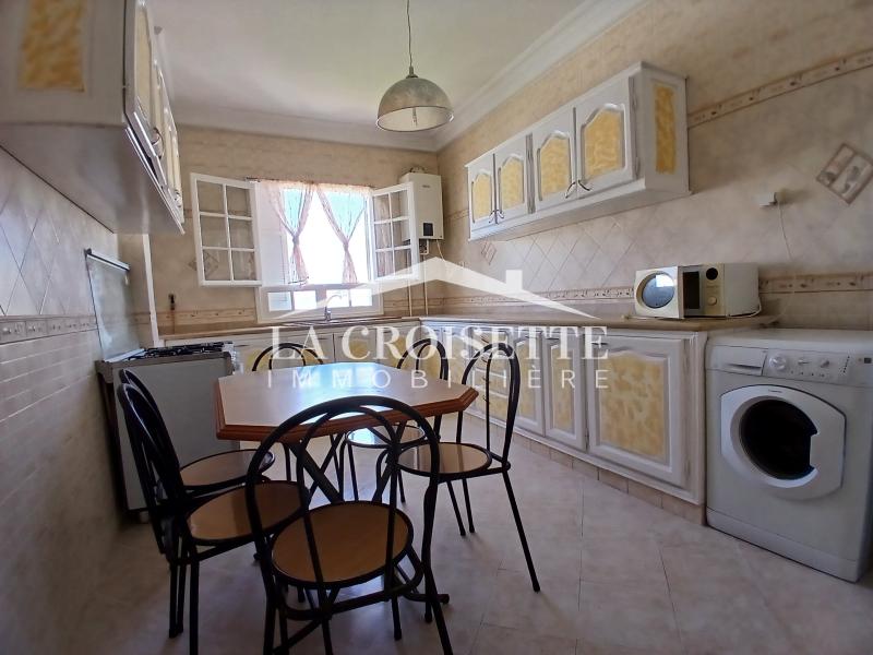 La Marsa Cite El Moustakbel (Sidi Daoud) Location Appart. 4 pices S3 meubl  la marsa zal1699