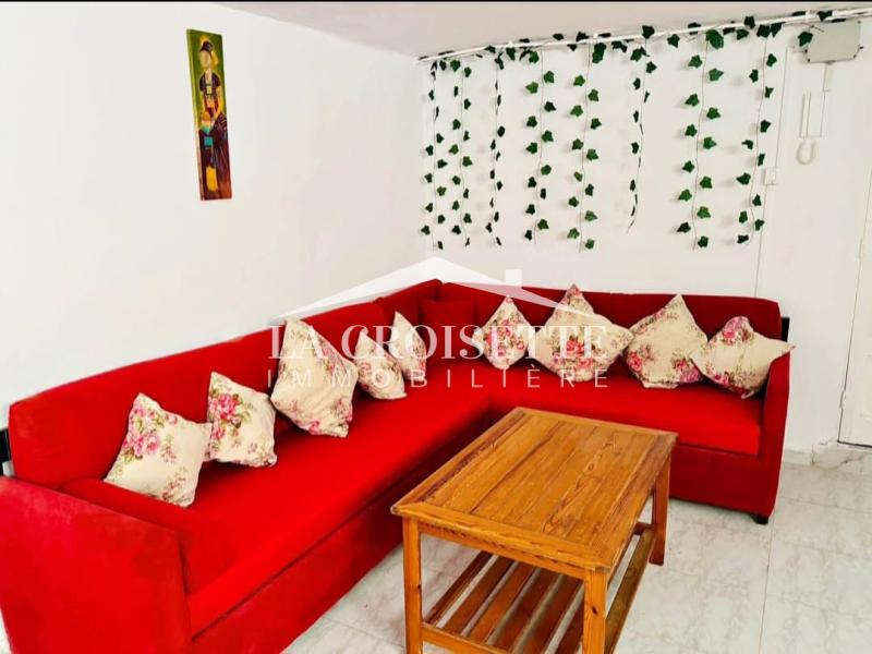 La Marsa Cite El Moustakbel (La Marsa) Location Appart. 3 pices Rez de chausse s2 meubl  la marsa mrcl0322