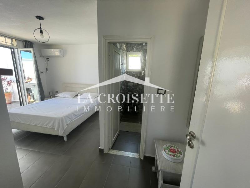 La Marsa Cite El Moustakbel (La Marsa) Location Appart. 2 pices Loft s1 meubl avec terrasse  la marsa mal1736