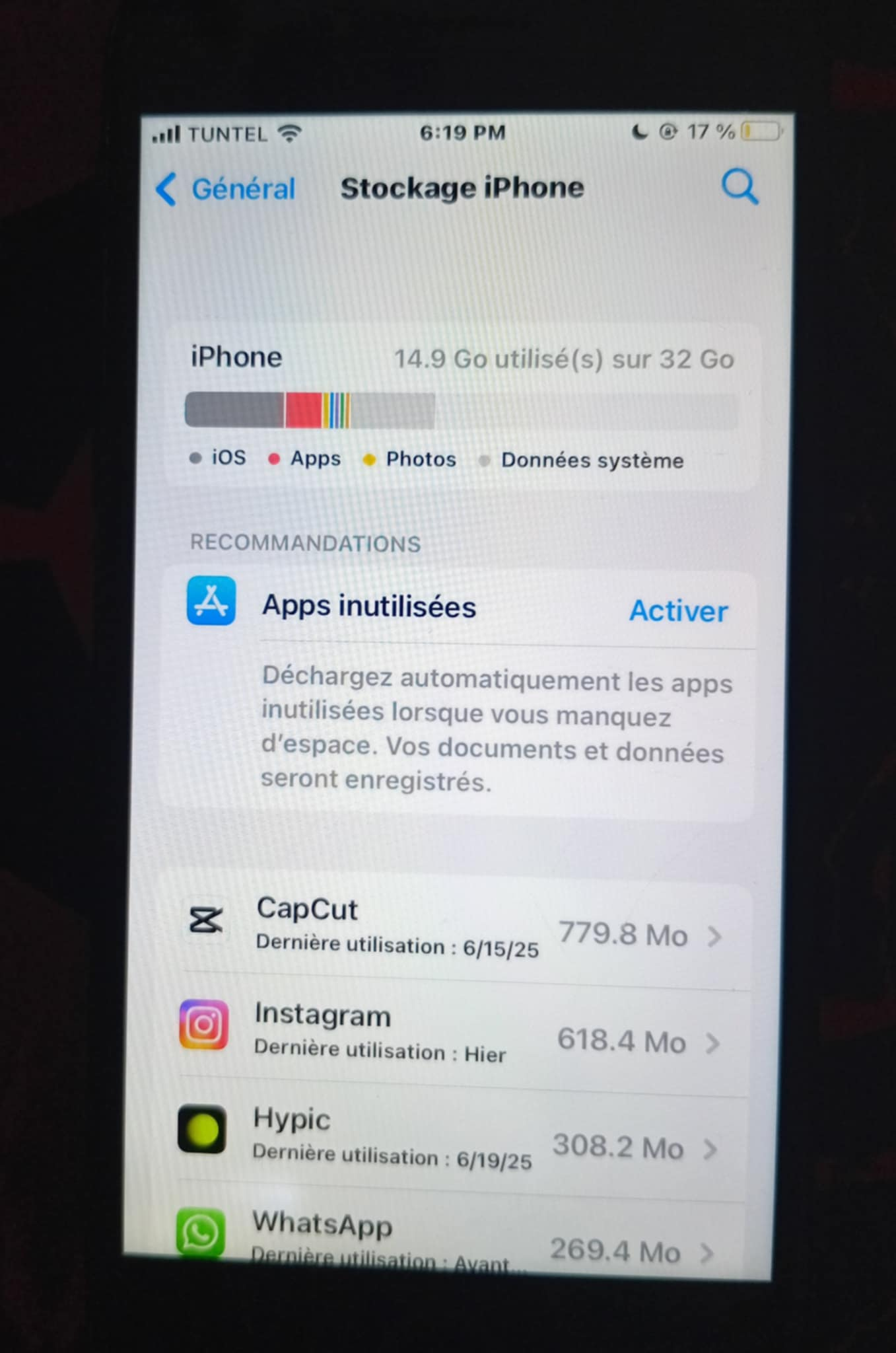 El Ouerdia Bellevue Apple - iPhone iPhone 7  En trs bon tat