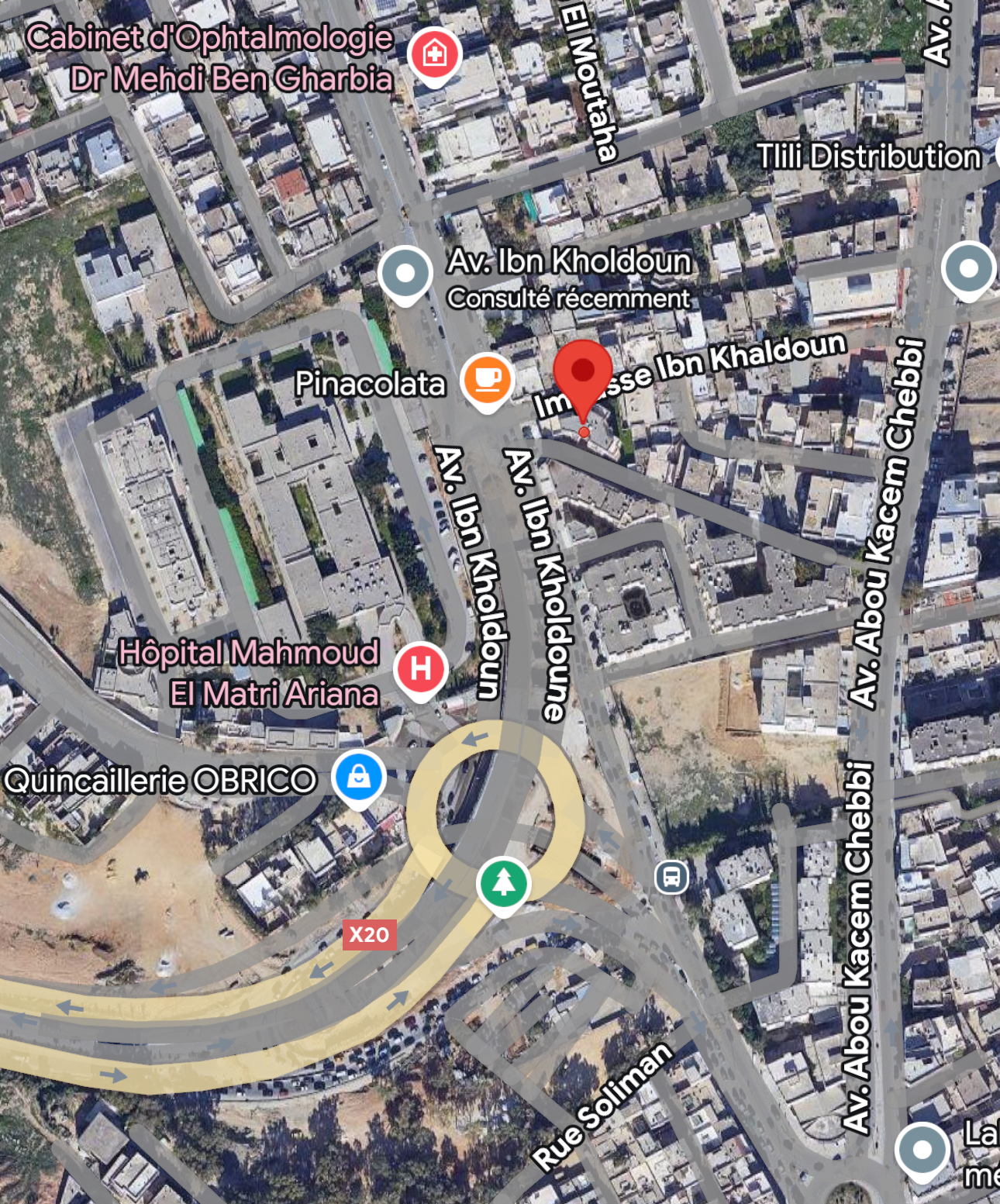 Ariana Ville Ariana Location Appart. 3 pices Apparemment a ariana