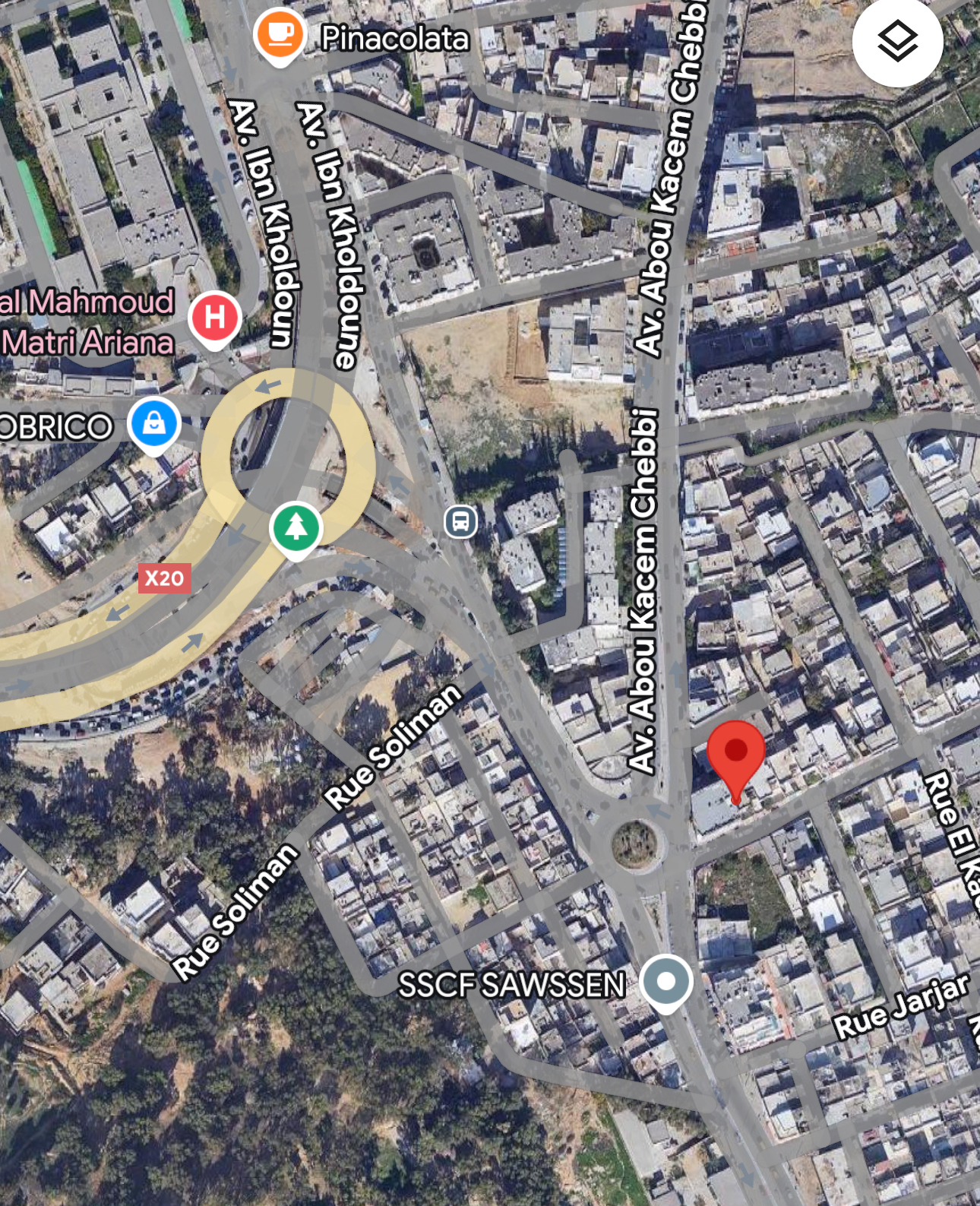 Ariana Ville Ariana Location Appart. 3 pices Cabinet medical a ariana