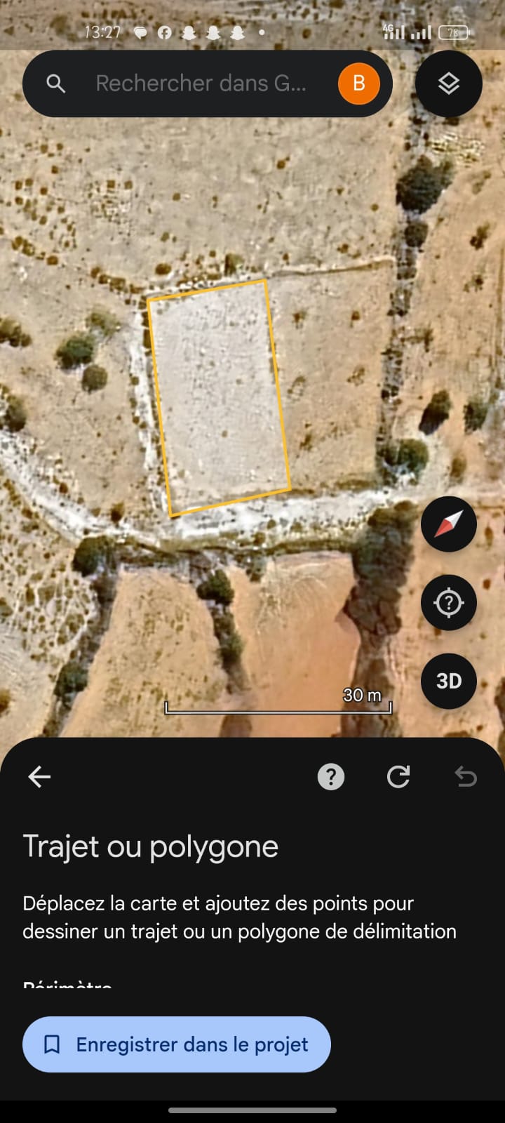 Ksour Essaf Salakta Terrain Terrain nu Affaire  saisir