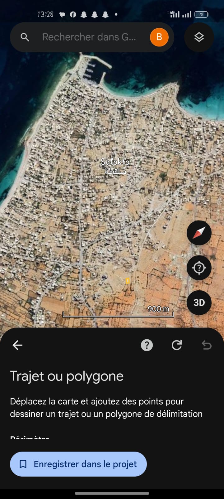 Ksour Essaf Salakta Terrain Terrain nu Affaire  saisir