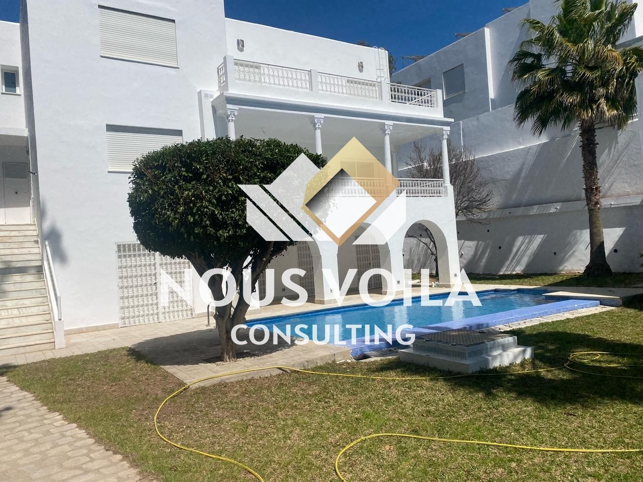 La Marsa Gammart Location Maisons Villa s5 avec piscine  gammarth suprieur vlg0002