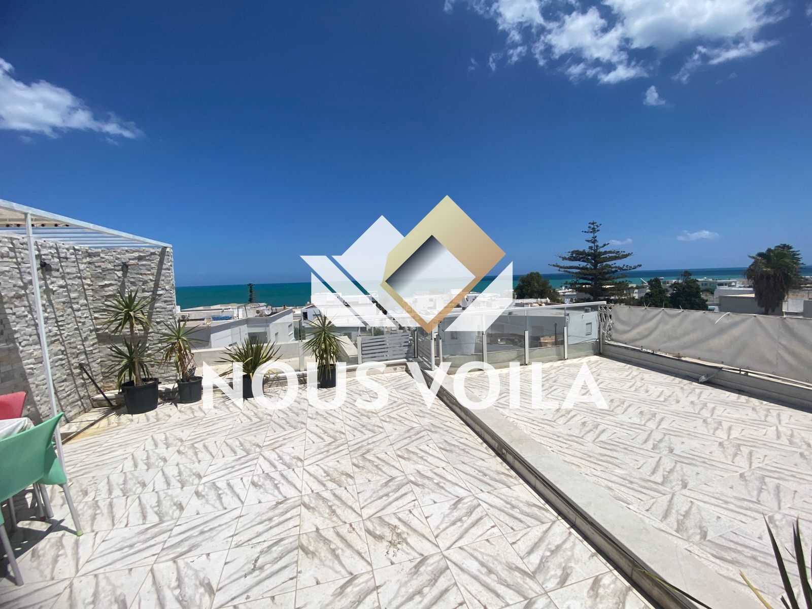 La Marsa Marsa Safsaf Location Appart. 2 pices S1 meubl vue sur mer  la marsa alm0002