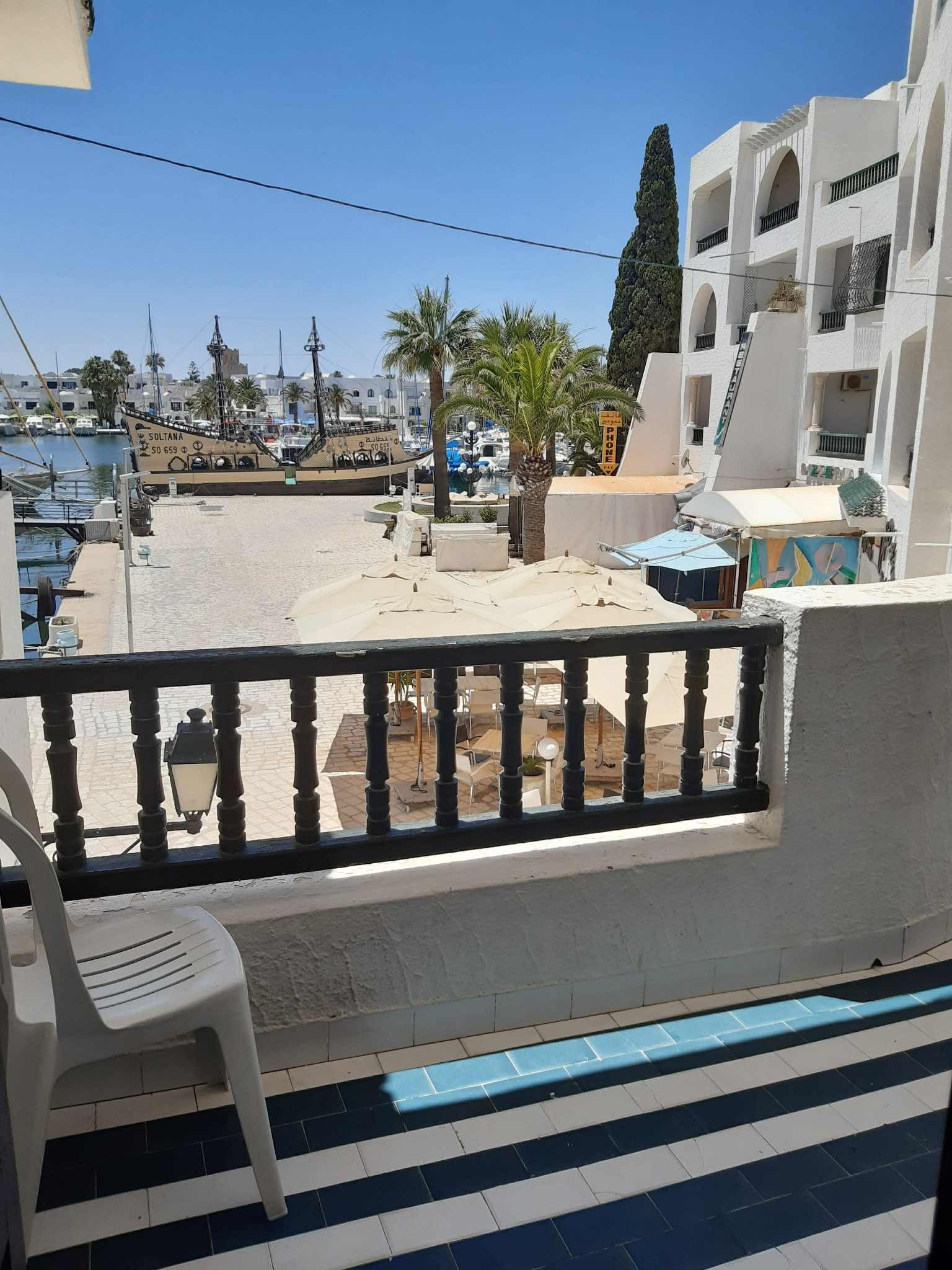 Hammam Sousse El Kantaoui Location Appart. 2 pices Bel appartement meubl vue sur le port el kantaoui