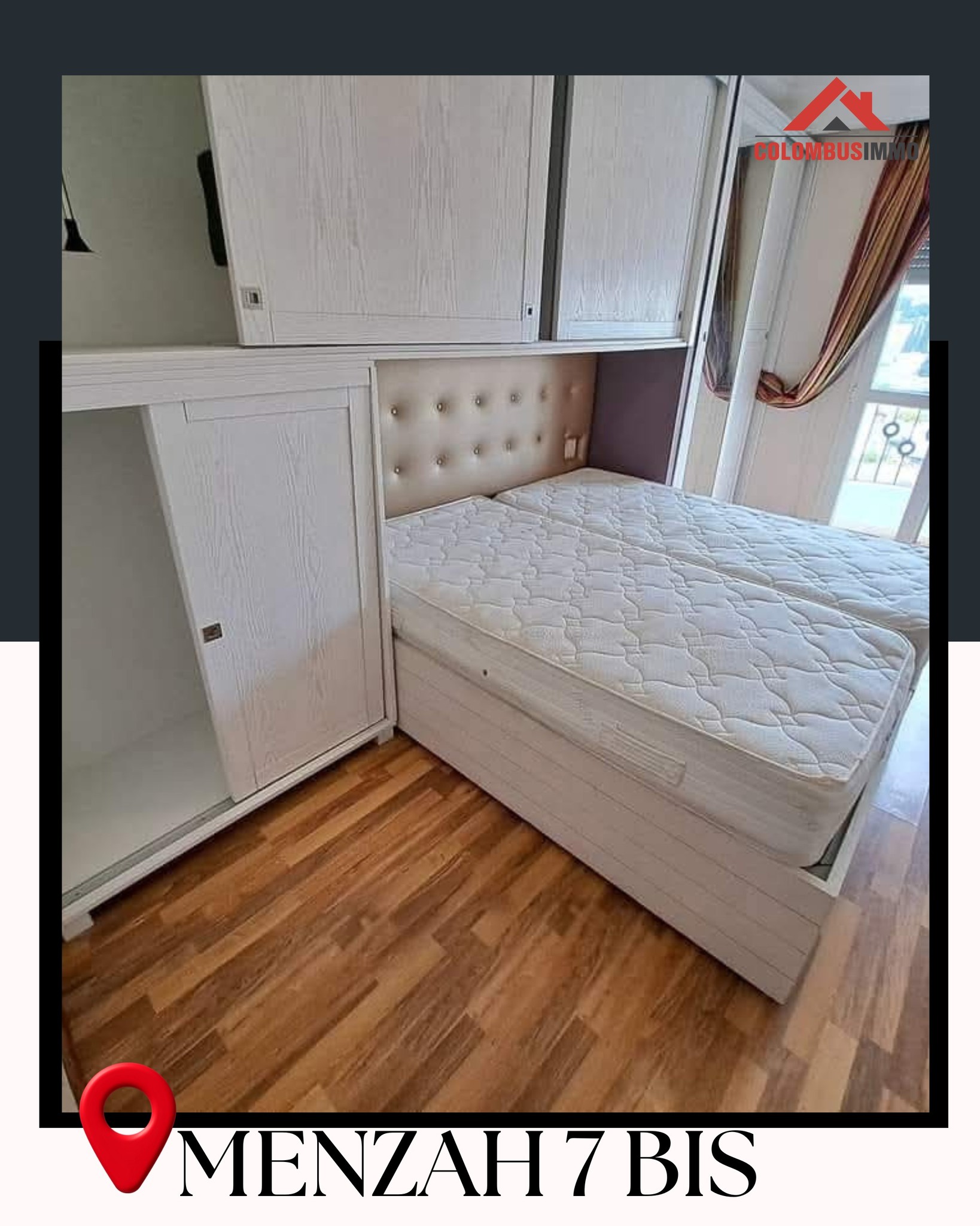 Ariana Ville El Menzah 7 Location Appart. 3 pices Appartement s2  menzah7 bis
