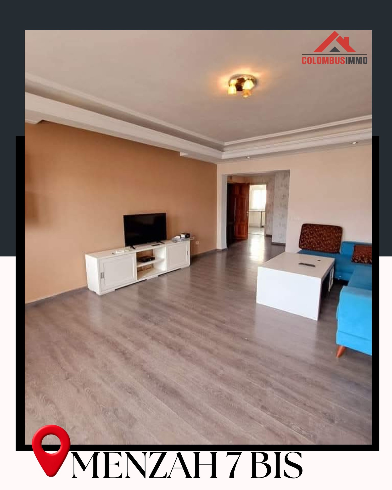 Ariana Ville El Menzah 7 Location Appart. 3 pices Appartement s2  menzah7 bis