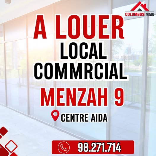 El Menzah El Menzah 9 Bureaux & Commerces Bureau Local commercial  menzah9