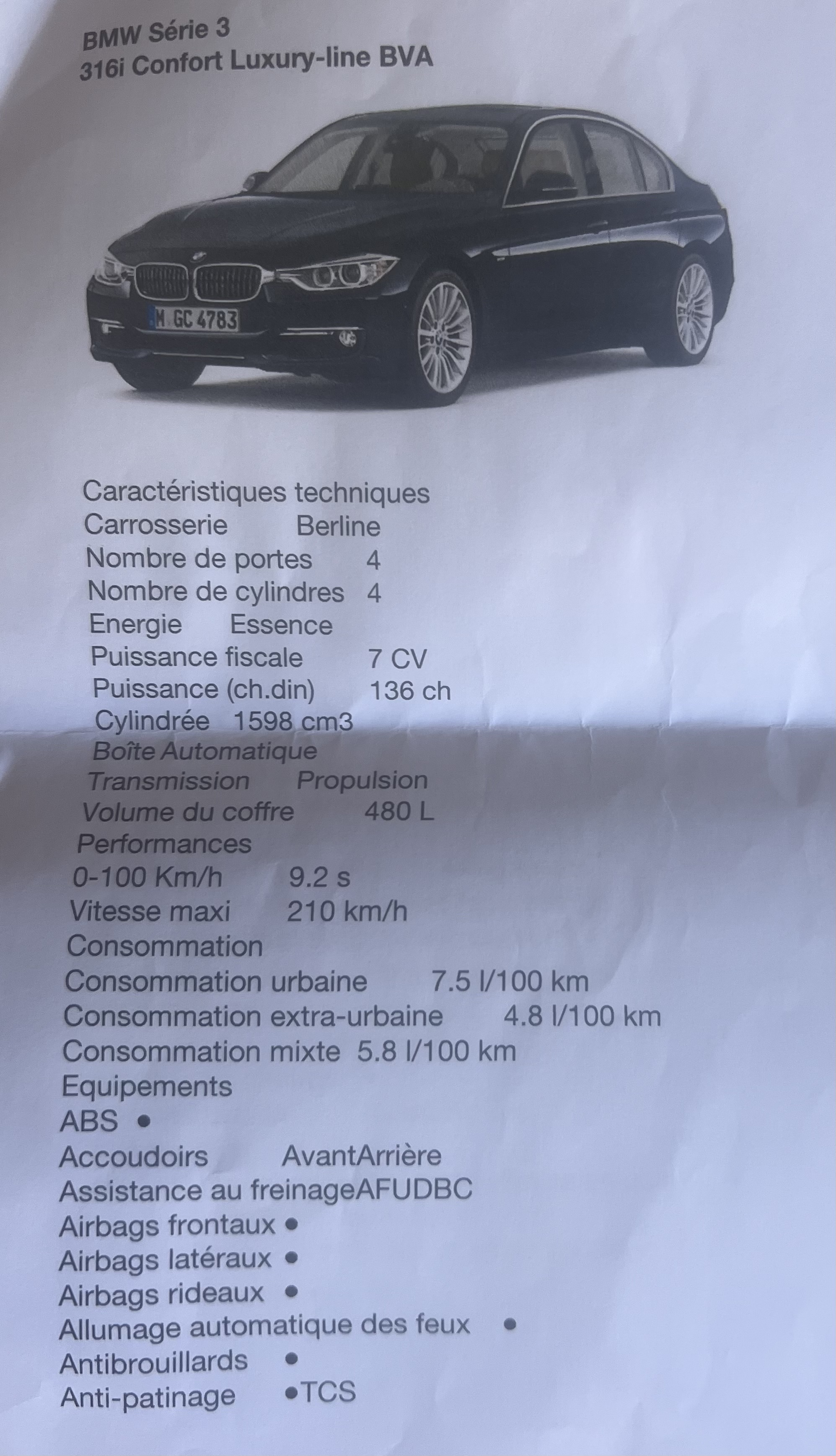 Ariana Ville Cite Ennasr 1 Bmw Serie 3 Bmw 316 pack luxury avec options pack m