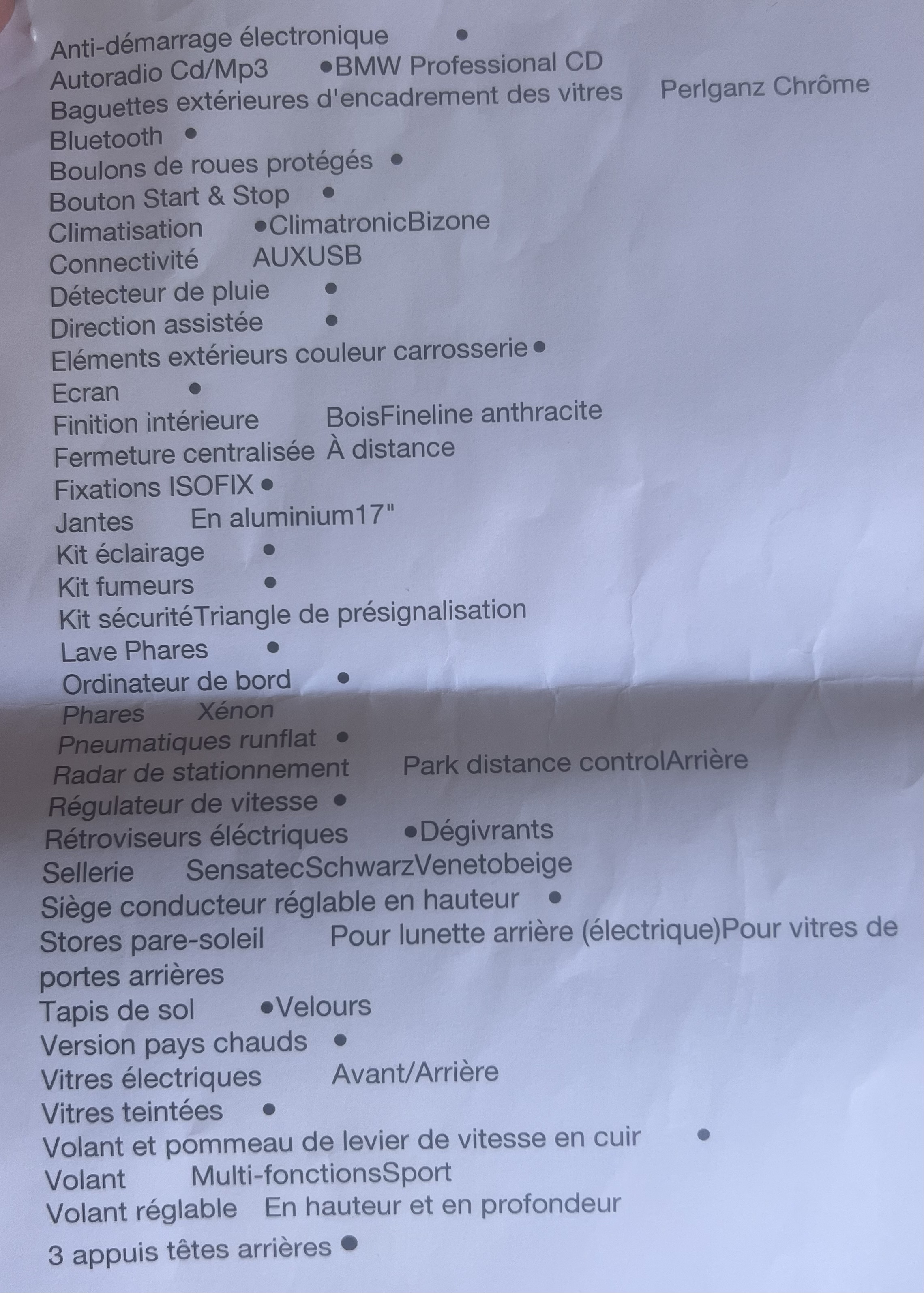 Hammamet Hammamet Bmw Serie 3 Bmw 316 pack luxury avec options m
