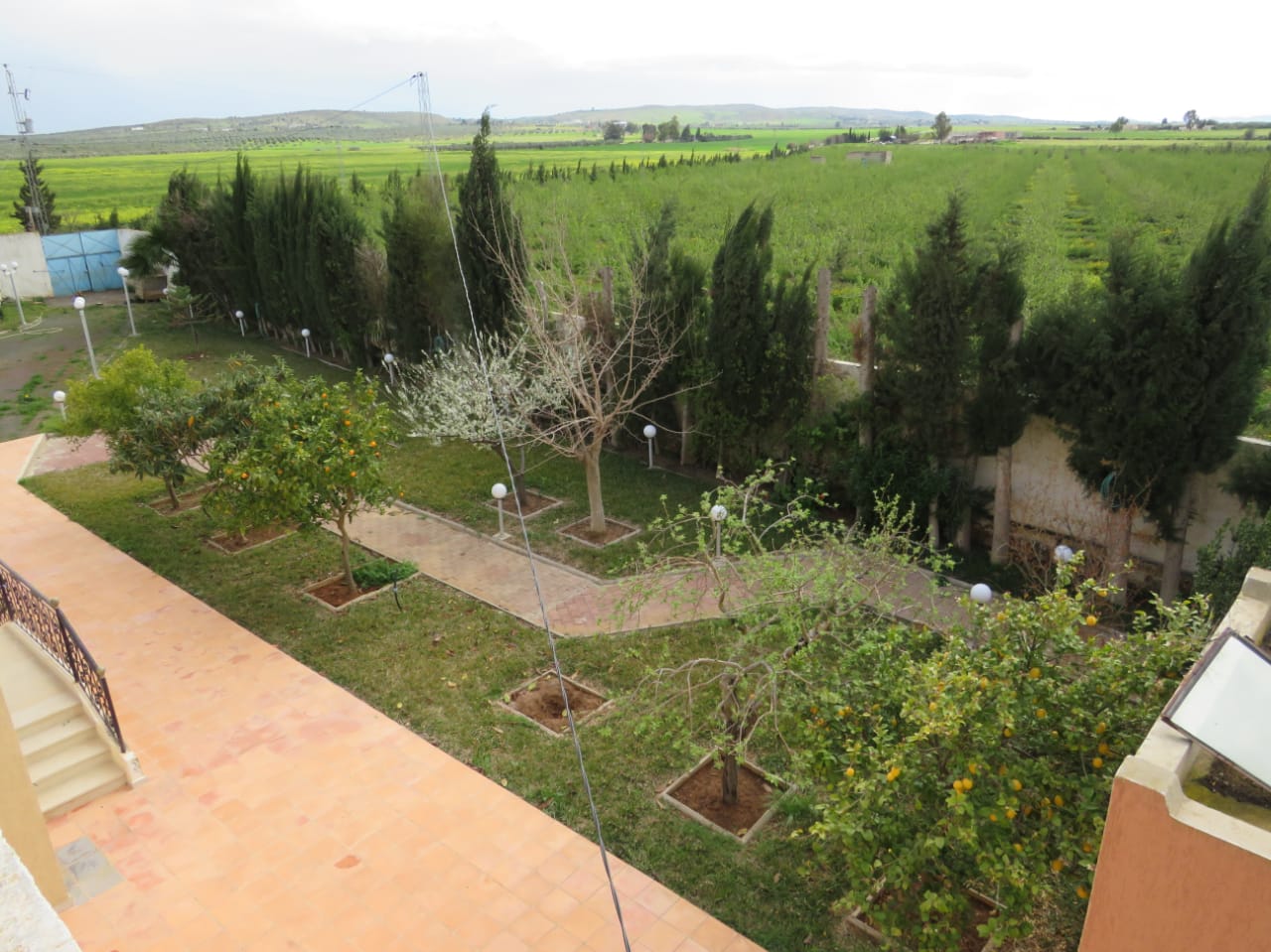 Bir Mcherga Boucha Terrain Terrain agricole Belle ferme 7 hectares villa haute standing