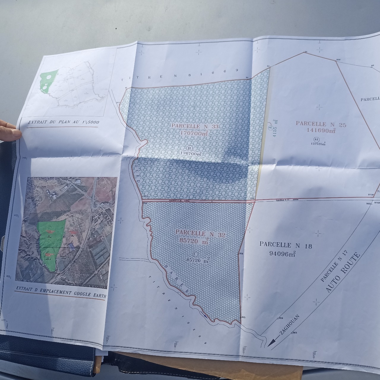 Zaghouan Zaghouan Terrain Terrain nu 2 ou 4 hectares plus a mohamadia