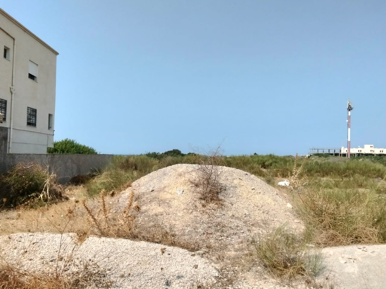 Hammam Chatt Borj Cedria Terrain Terrain nu Terrain vue sur mer