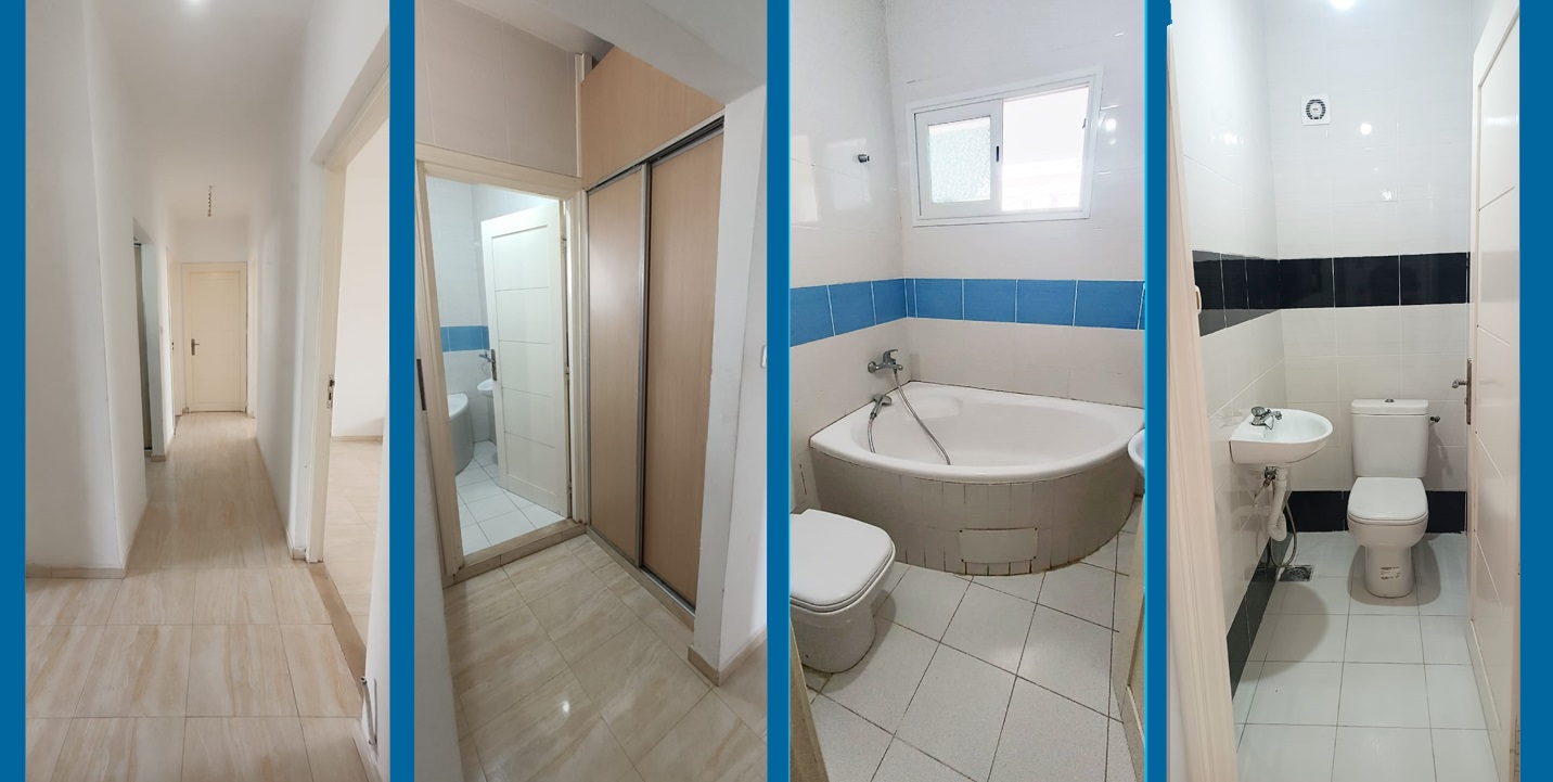 Cite El Khadra Cite Oplympique Location Appart. 3 pices Appartement avec 3 chambres individuelles