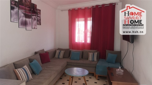 Carthage Salambo Location Appart. 2 pices Etage s2 lennon meubl  salambo