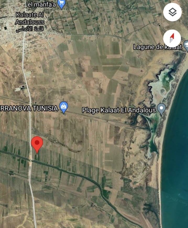 Kalaat Landlous Kalaat Landlous Terrain Terrain nu 1 hectare entre raoued et kalaat el andalous