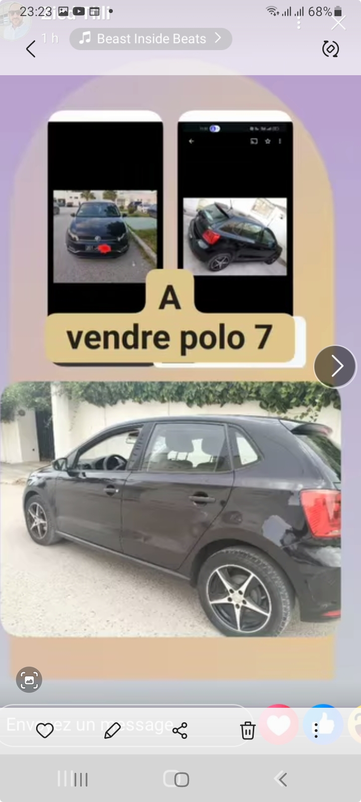 Ariana Ville Ariana Volkswagen Polo 7 Polo7 presque neuf