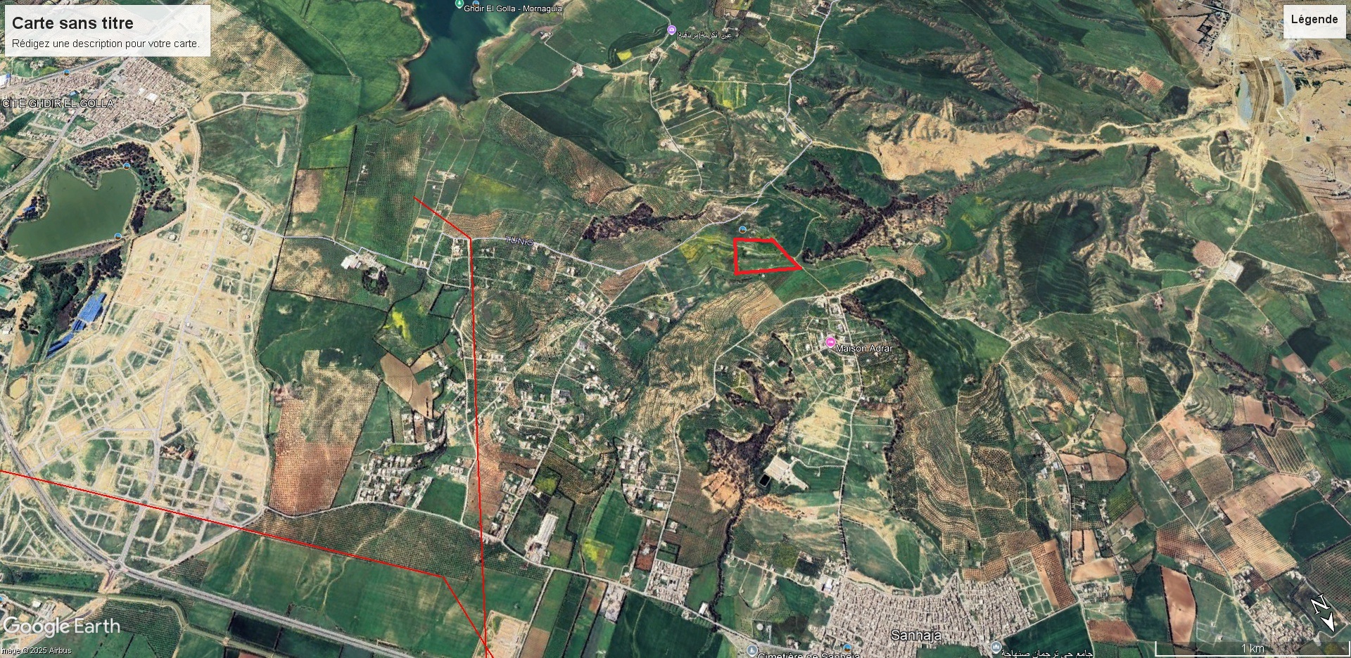 Oued Ellil Oued Ellil Terrain Terrain agricole Terrain de rve