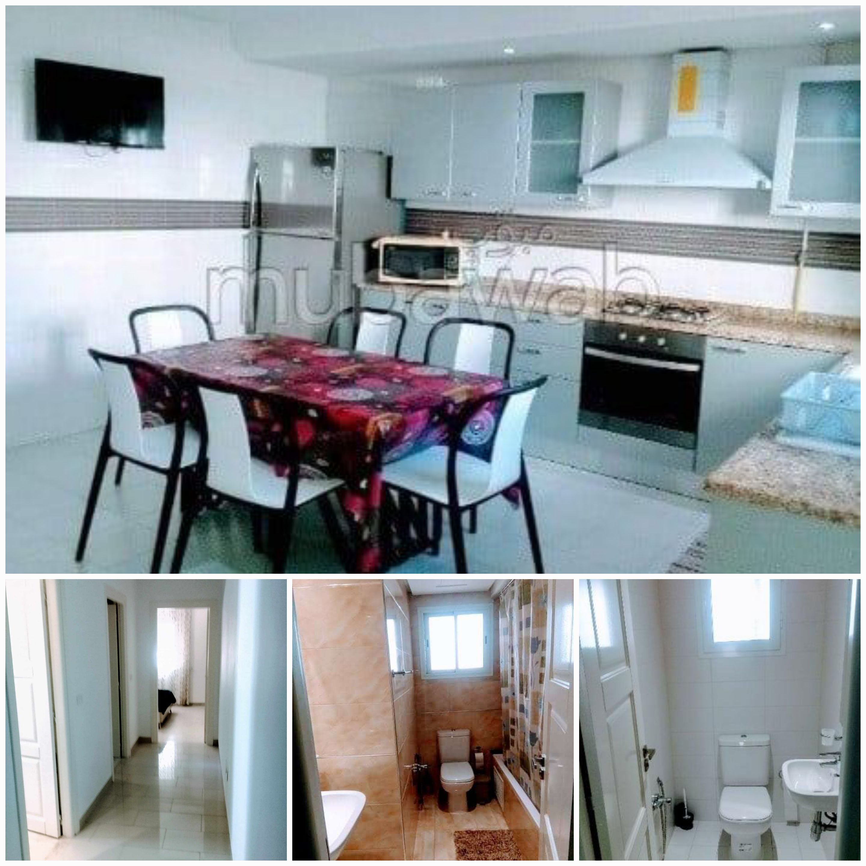 Ain Zaghouan Ain Zaghouan Location Appart. 5 pices+ A l'anne s4 meubl neuf proche lac2