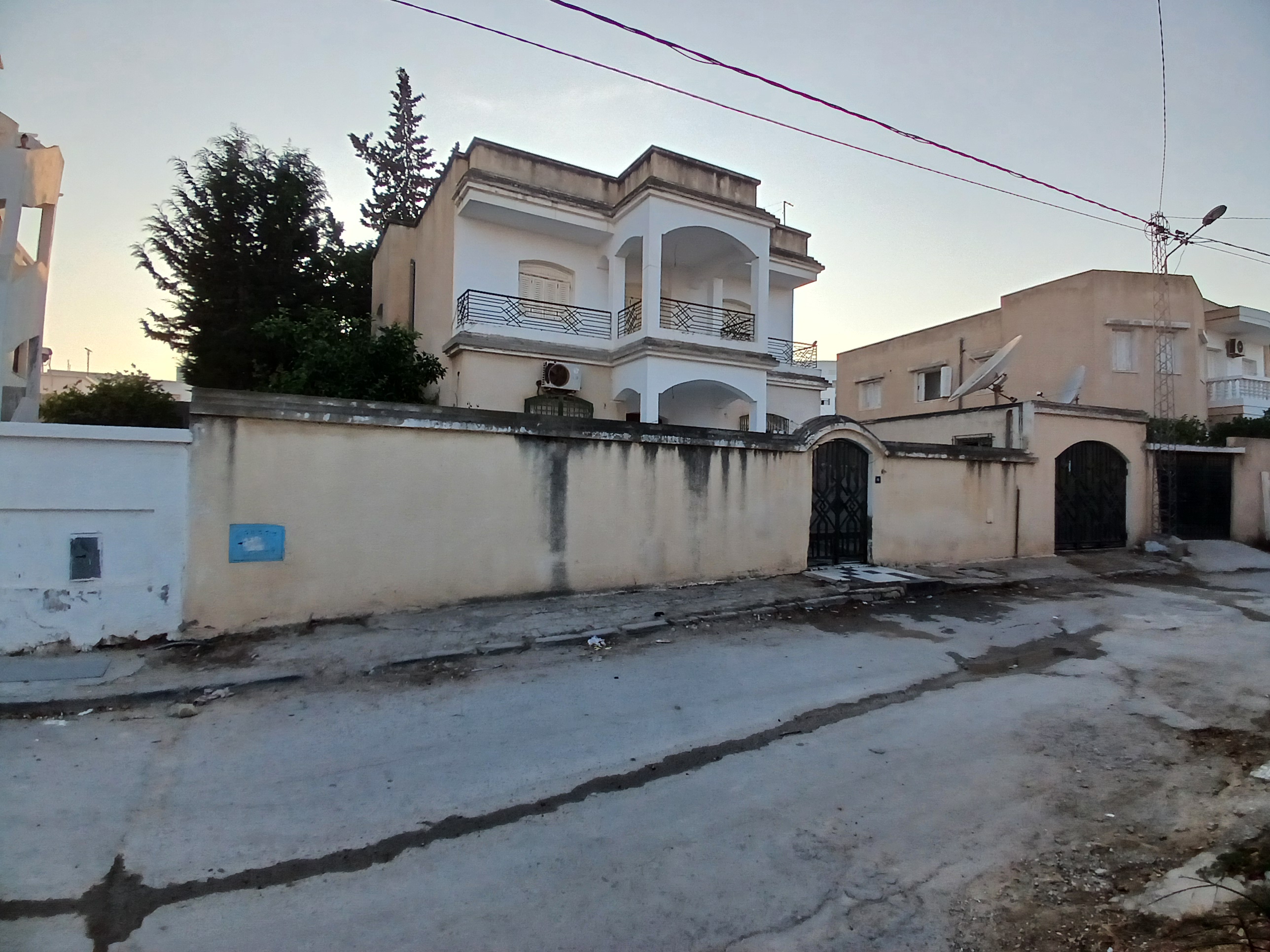 Raoued Cite El Ghazala 1 Vente Maisons Villa spacieuse avec studio