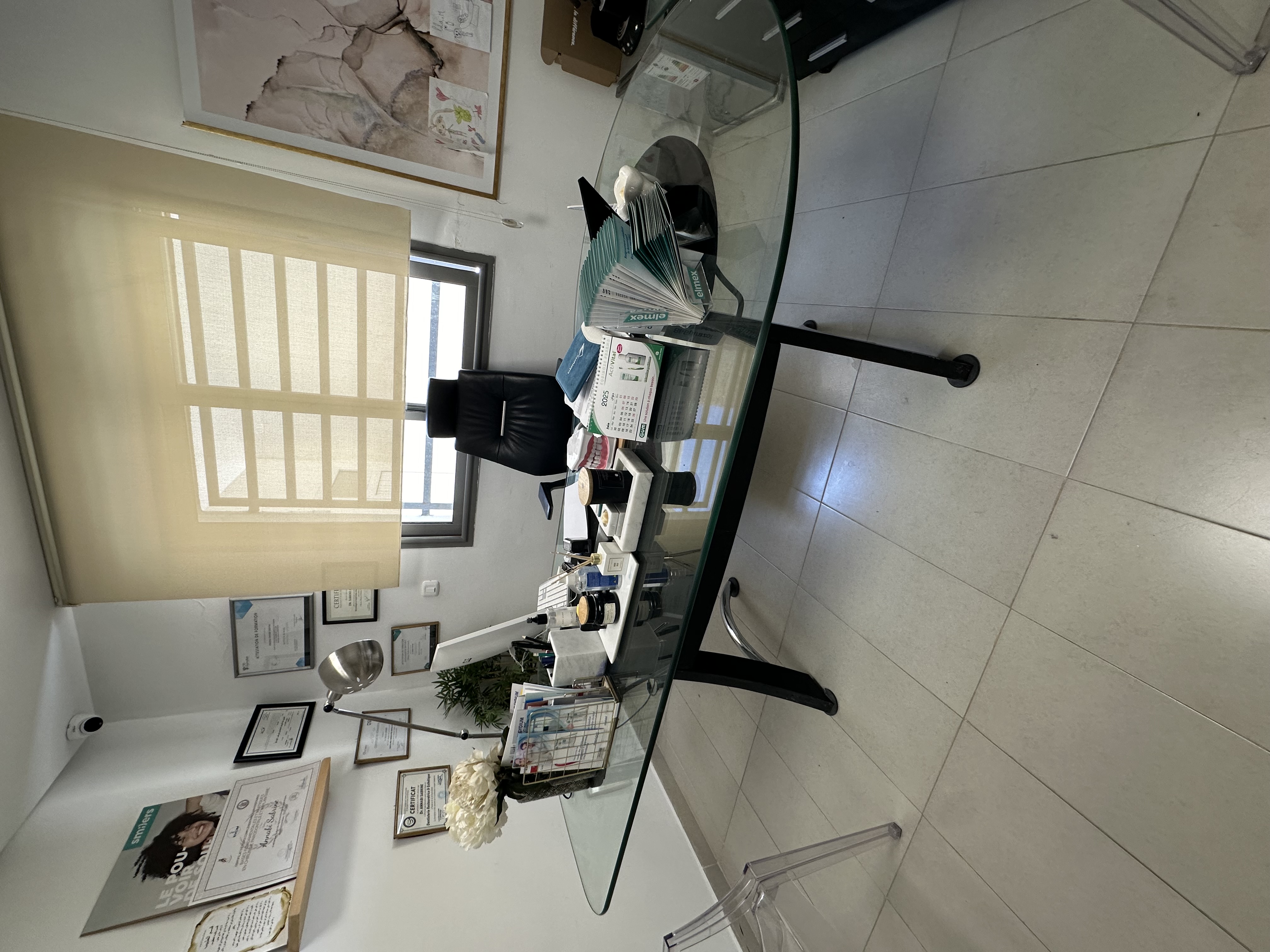 La Marsa Marsa Ennassim Meubles de bureau Bureaux - Tables Bureau avec retour et chaise prsident