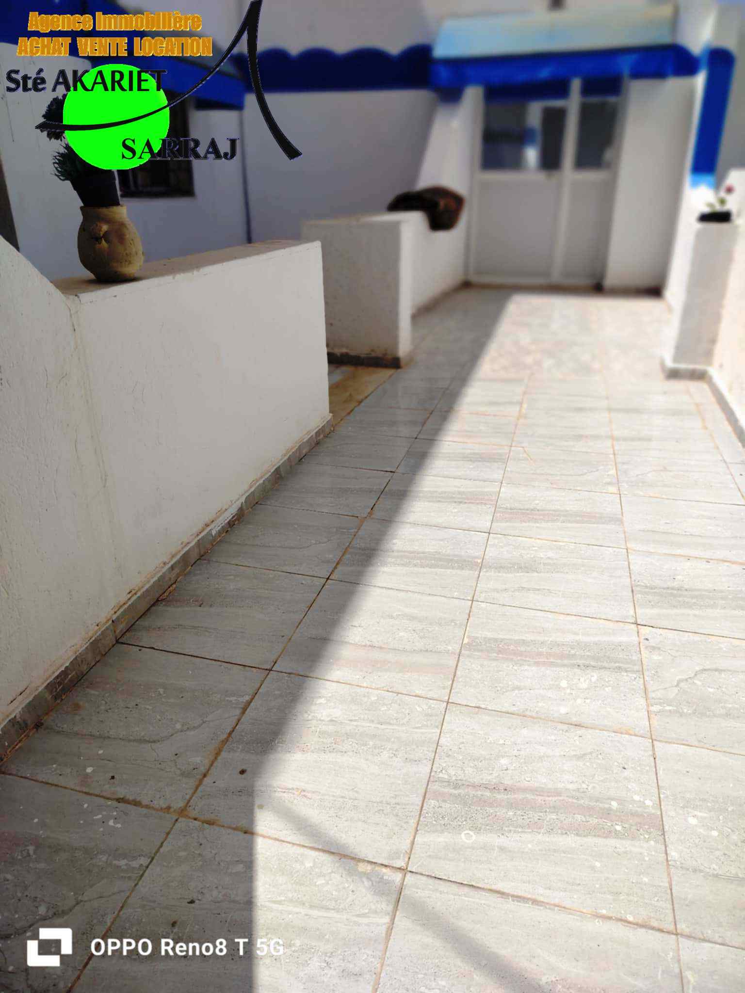 Sousse Jaouhara Sousse Khezama Vente Appart. 2 pices Studio s1  80m de la route touristique  khzema