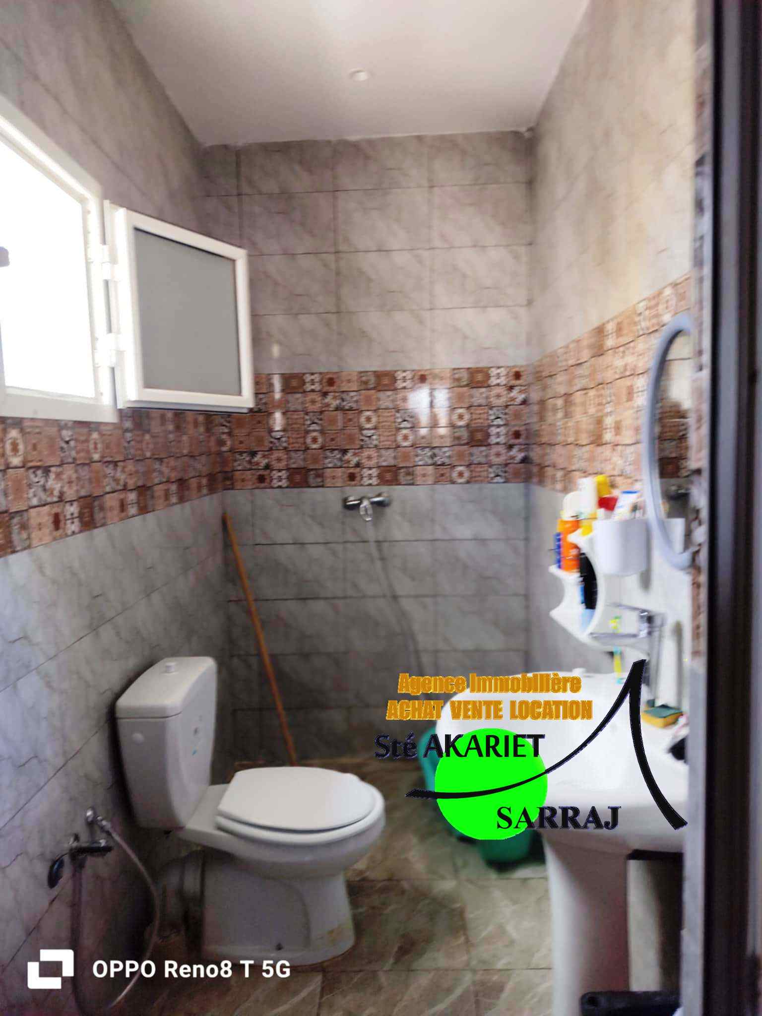 Sousse Jaouhara Sousse Khezama Vente Appart. 2 pices Studio s1  80m de la route touristique  khzema