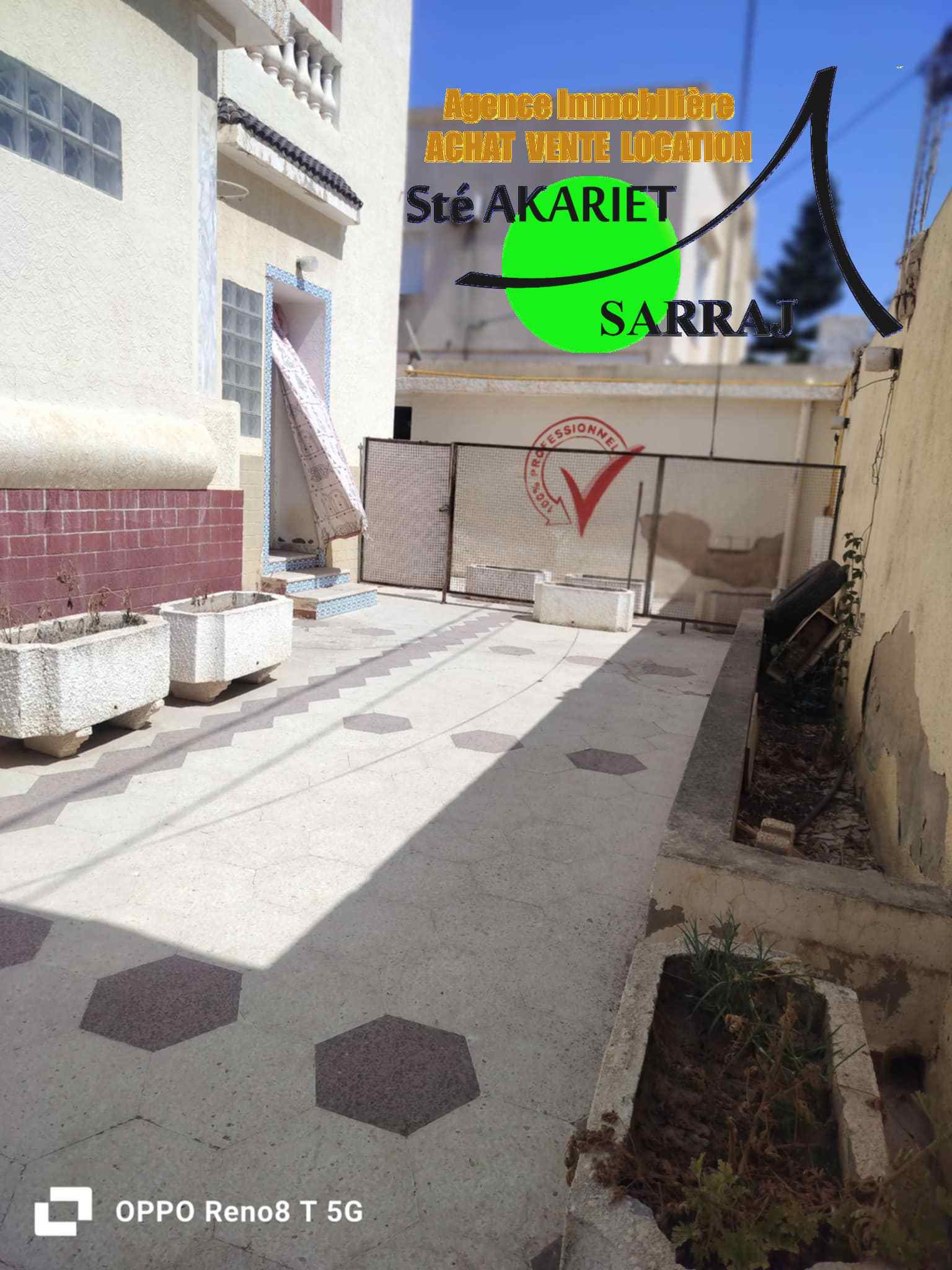 Sousse Jaouhara Sousse Khezama Vente Maisons Villa rdc avec 2 tages moyen standing khzema est