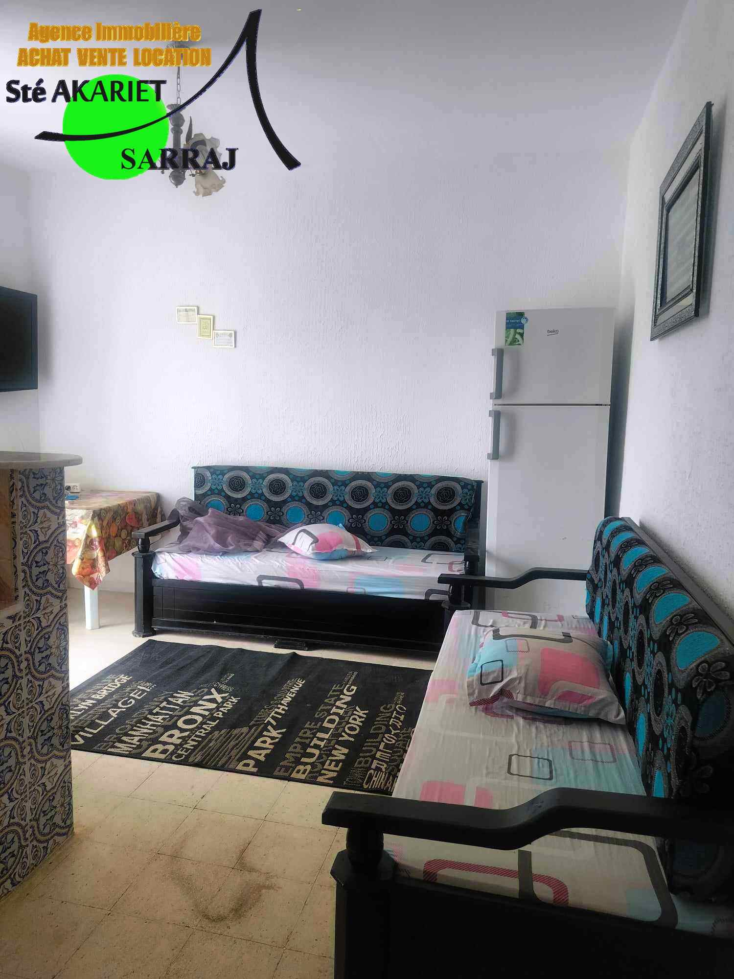 Akouda Chatt Meriem Terrain Terrain nu Terrain clotur 471m avec studio  chatt mariem