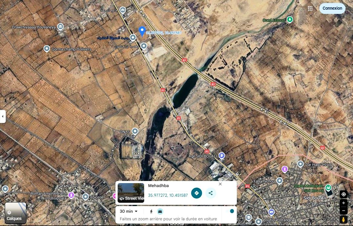 Sidi Bou Ali Sidi Bou Ali Terrain Terrain agricole Offre terrain agricole 4193m sur gp1 sidi bouali