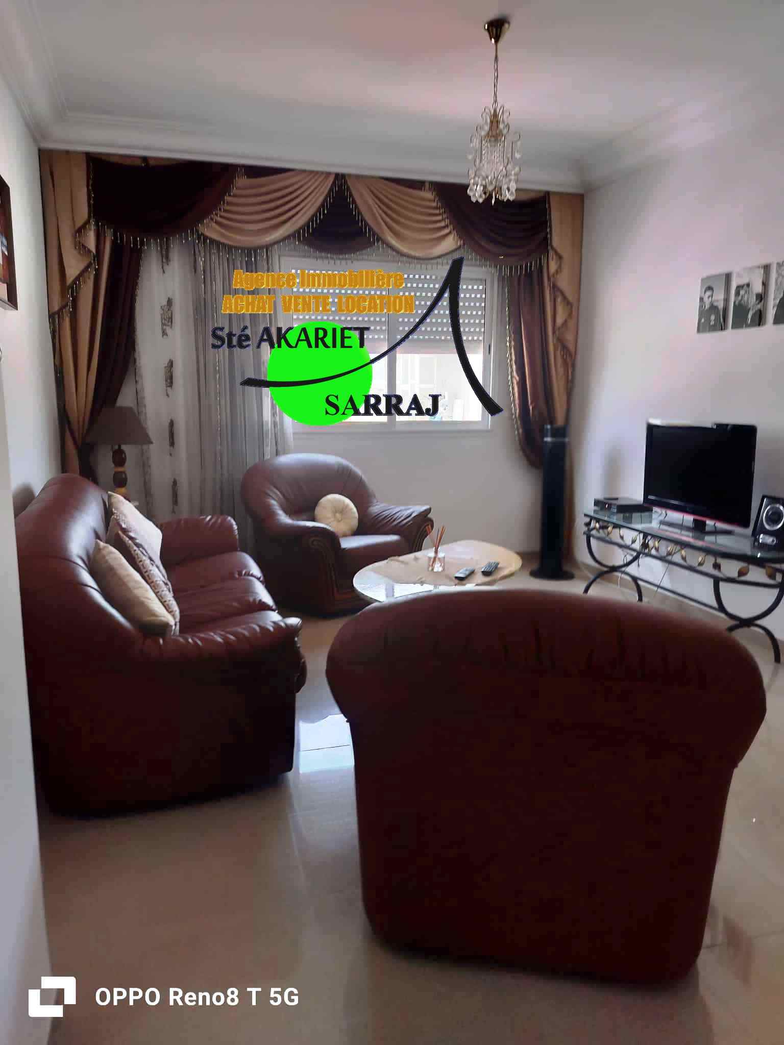 Akouda Chatt Meriem Vente Appart. 3 pices Appartement s2 proche de la plage  tantana