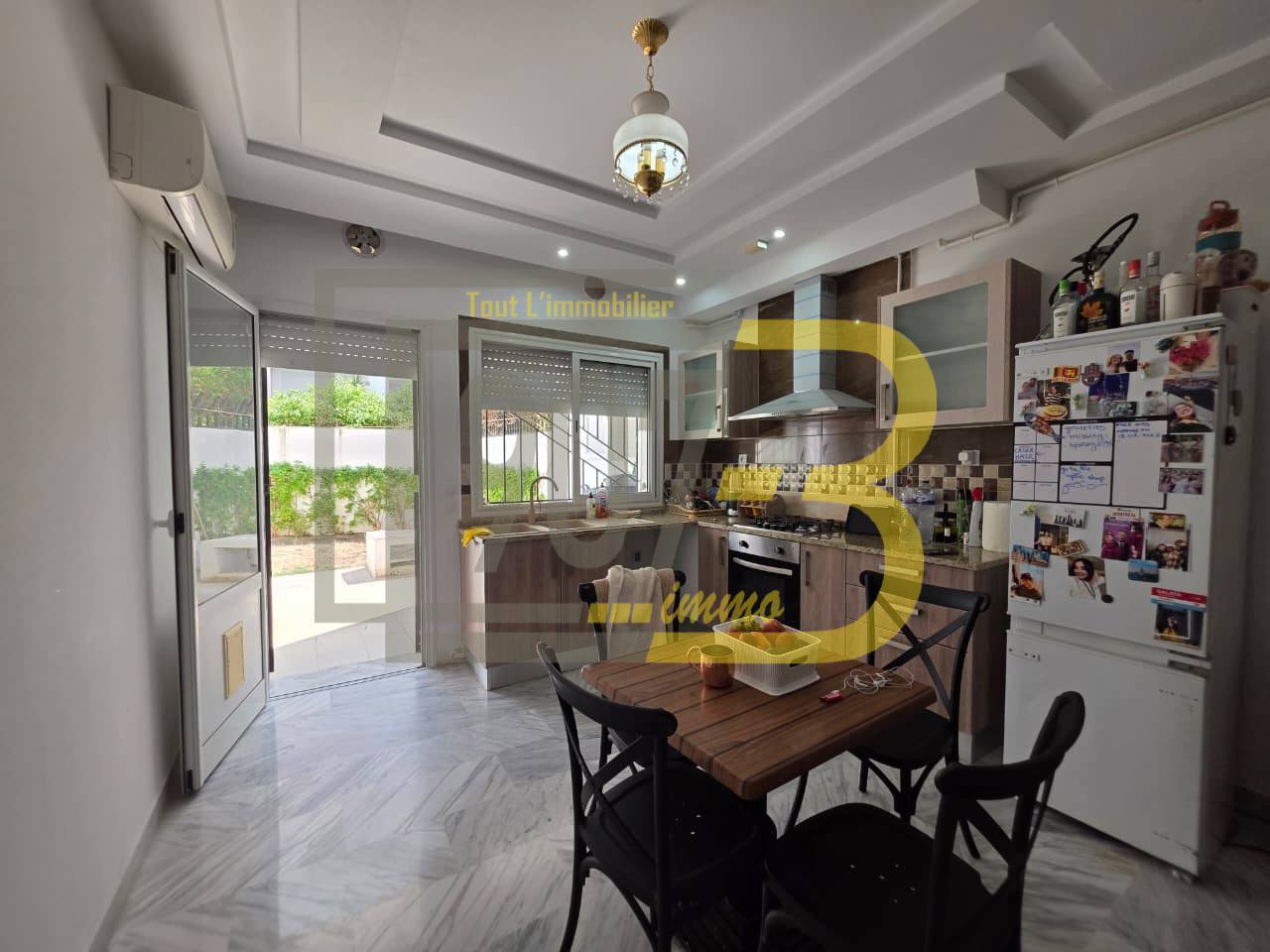 Ariana Ville Cite Ennasr 1 Location Appart. 1 pice Un appartement s1 meubl avec jardin  cit ennasr