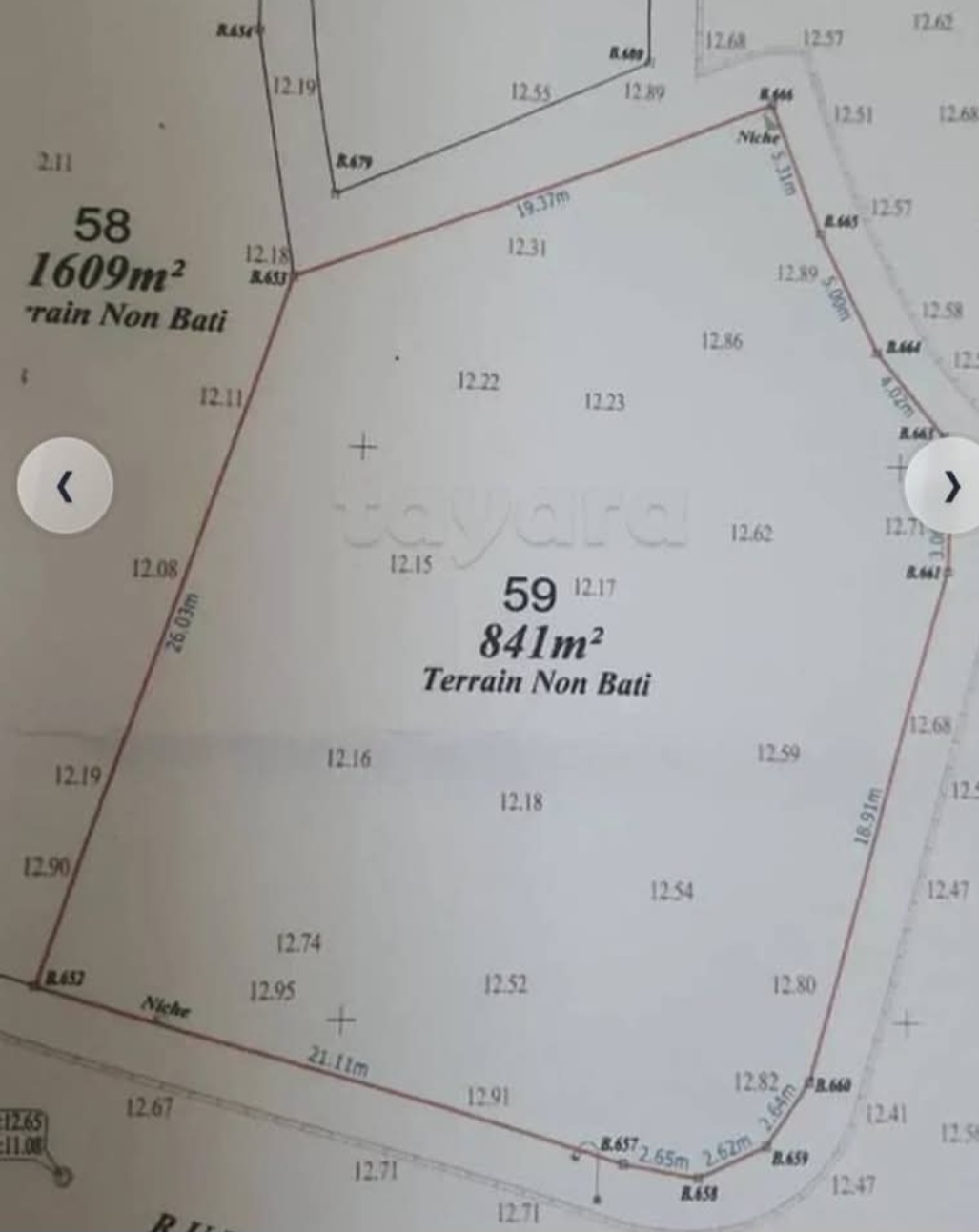 Fouchana Cite El Hidhab Terrain Terrain nu Terrain m'ghira
