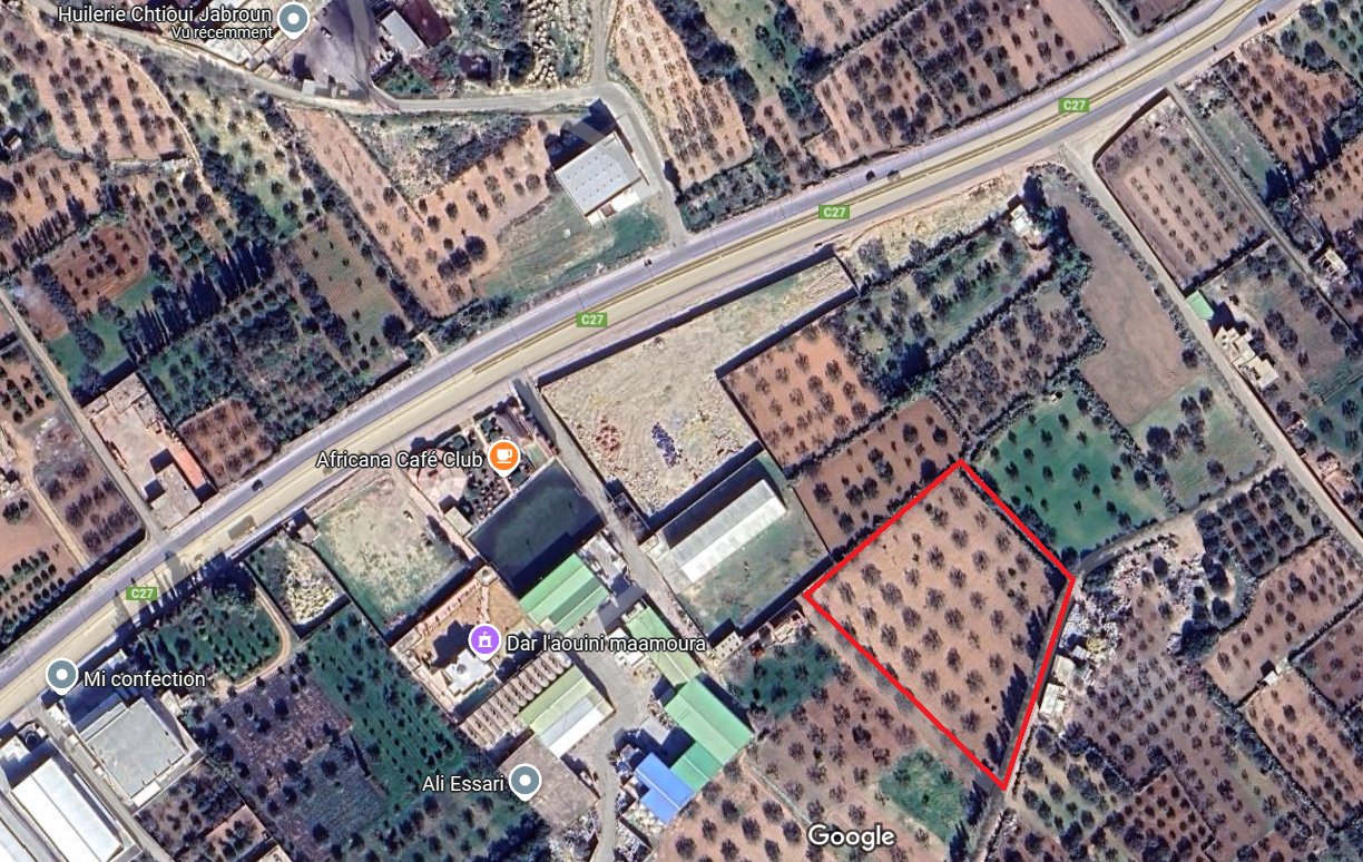 Beni Khiar El Maamoura Terrain Terrain agricole Terrain agricole ville maamoura